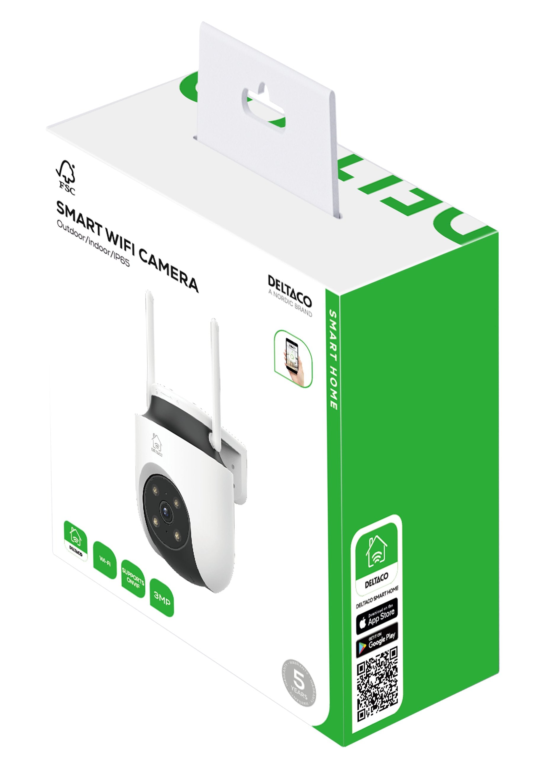 EAN 5706470154636 - Deltaco SH-IPC18 cámara de vigilancia Esférico Cámara de seguridad IP Interior y exterior 2304 x 1296 Pix imagen 7