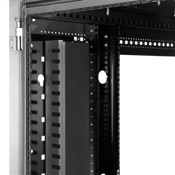 Startech.Com Gestor Organizador Vertical De Cableado Con Lengüetas - 0u - 1,8m