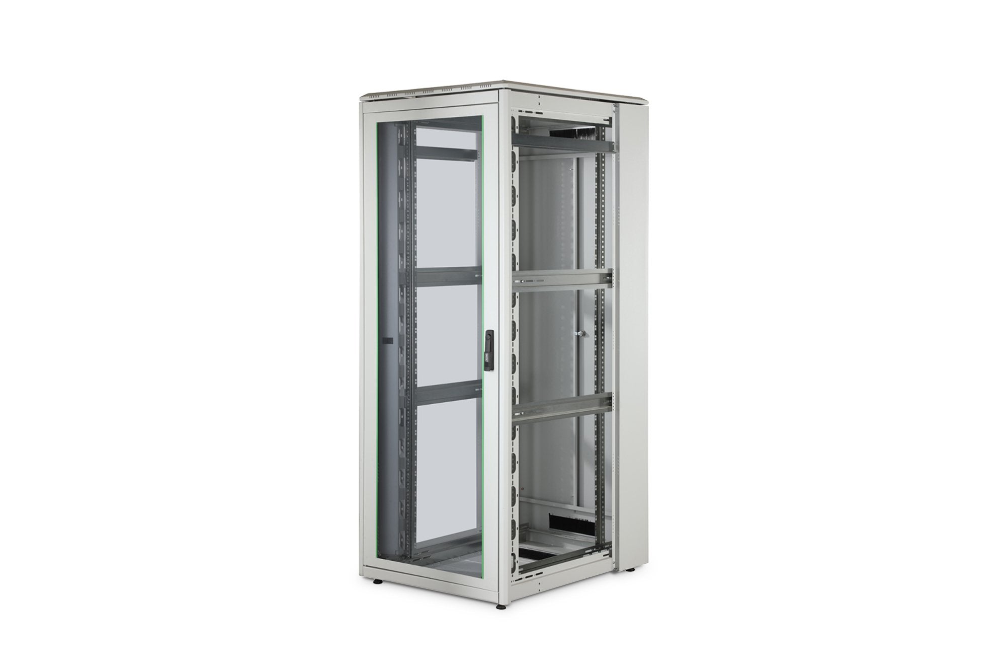 Armario De Red De 42ua Unique, 2053x800x1000 Mm Sin Partes Laterales, Gris