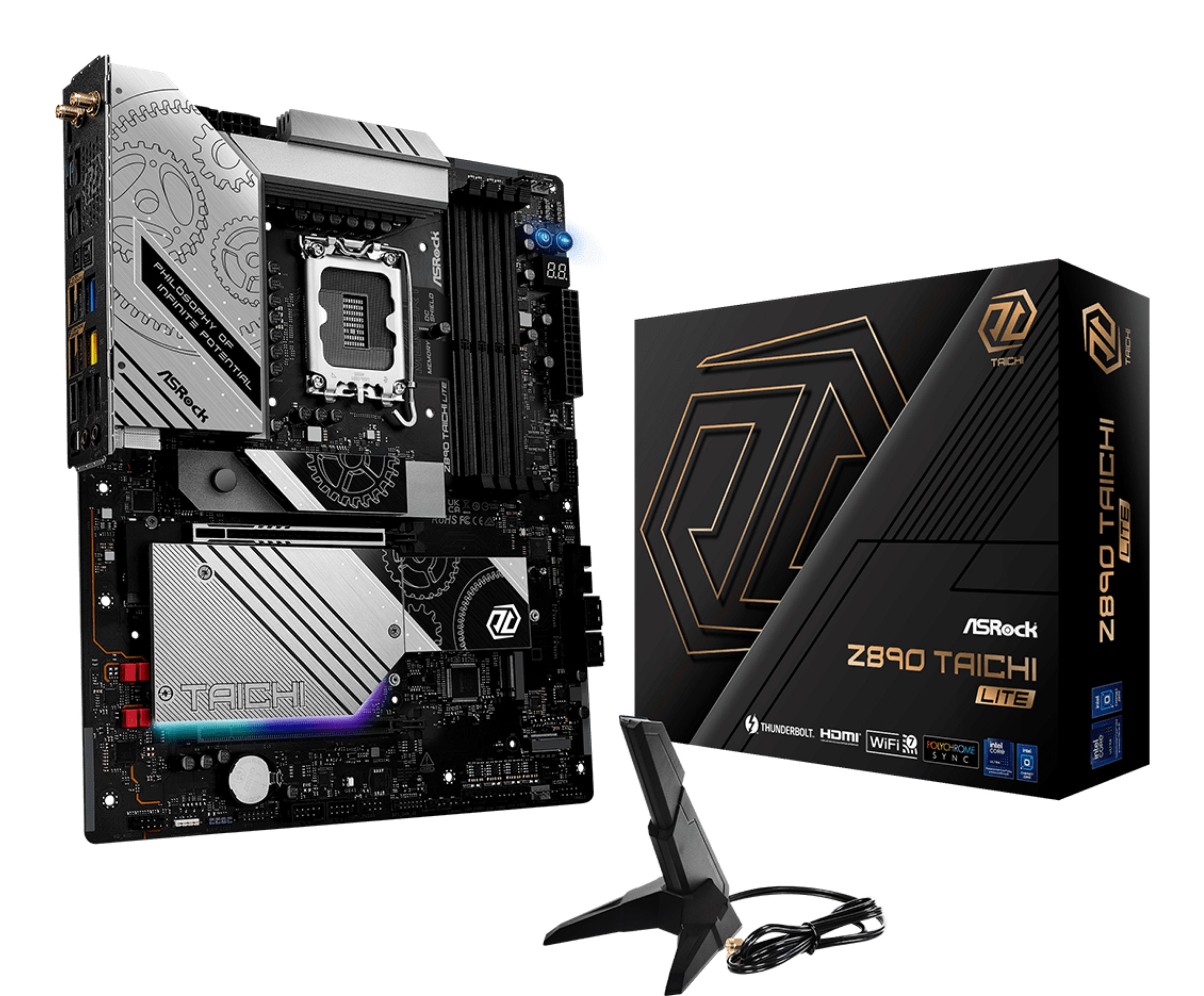 EAN 4710483949692 - Asrock Z890 Taichi Lite Intel Z890 LGA 1851 (Socket V1) ATX imagen 1