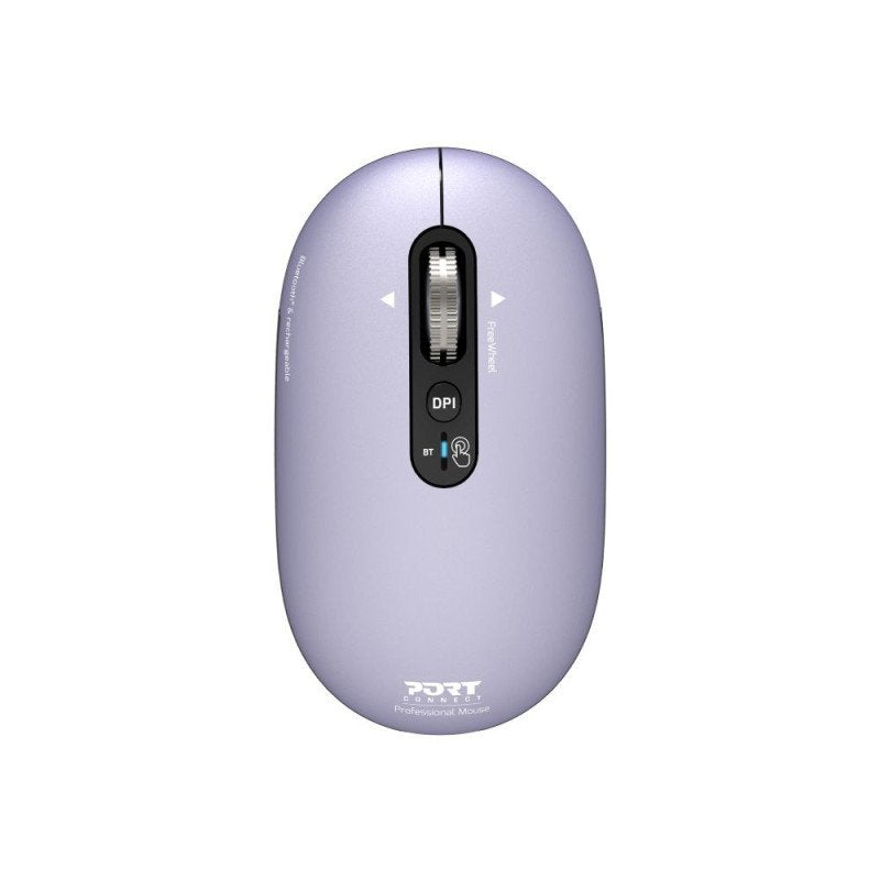 Port Connect Wireless & Bluetooth Rechargeable Pure Mac Mouse, Iris