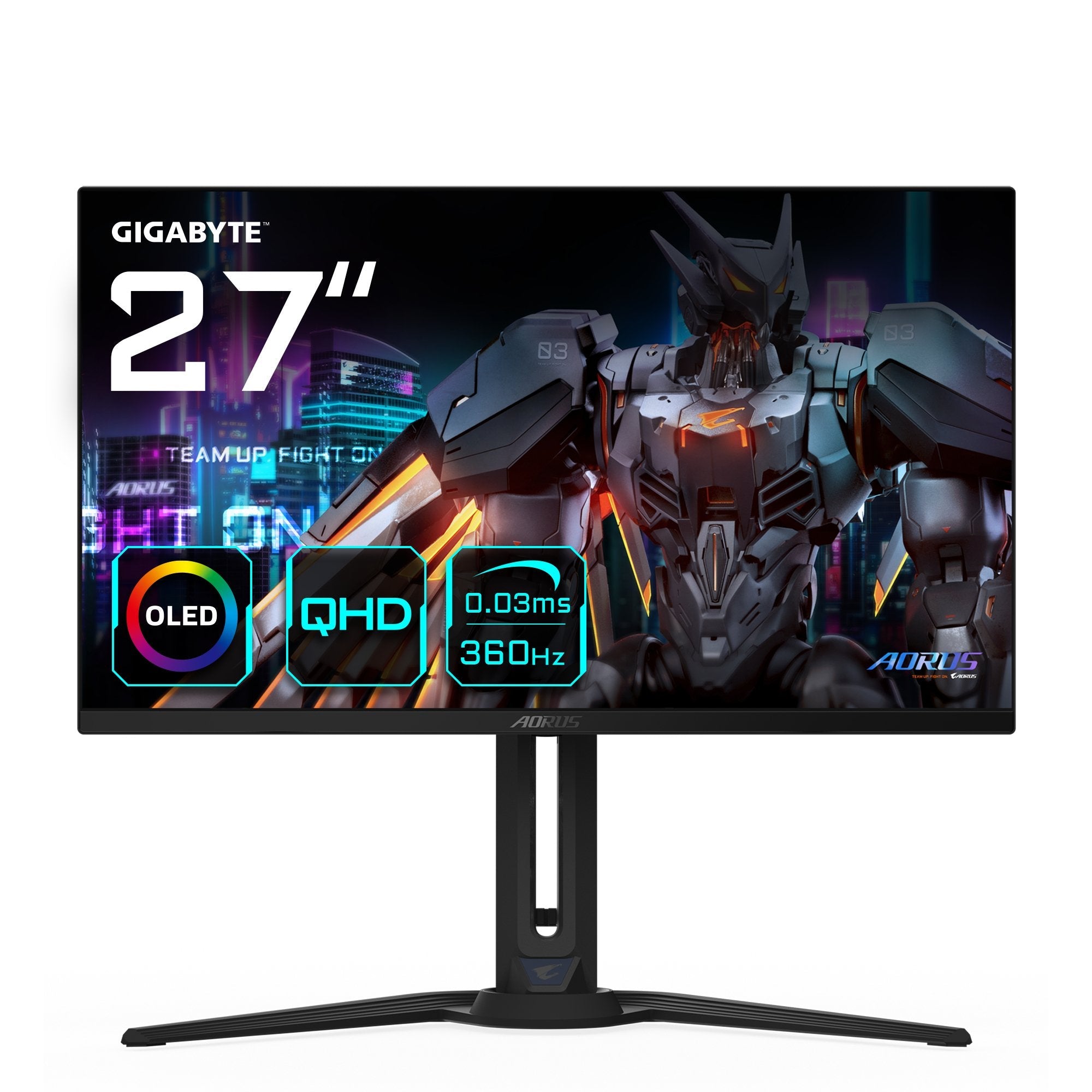 EAN 4719331858186 - GIGABYTE FO27Q3 pantalla para PC 68,6 cm (27") 2560 x 1440 Pixeles Quad HD Negro imagen 1