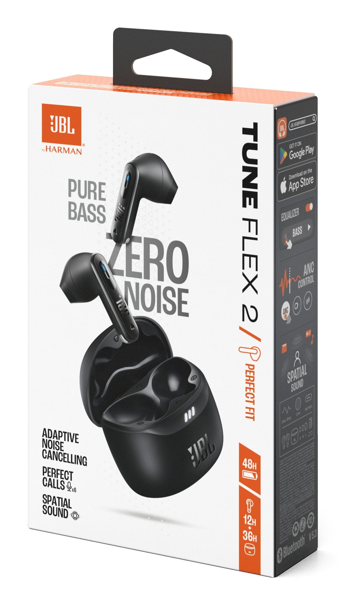 EAN 1200130016233 - JBL Tune Flex 2 Auriculares True Wireless Stereo (TWS) Dentro de oído Llamadas/Música Bluetooth Negro imagen 10
