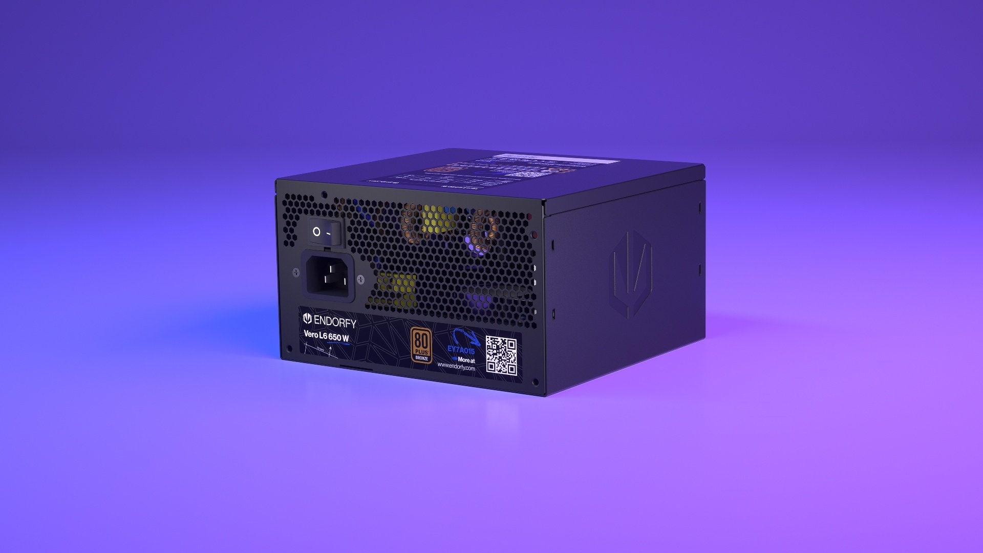 Endorfy Vero L6 650 W (Negro, 1x 12-Pin High Power Gpu, 2x Pcie, 650 Watt) Ey7a015