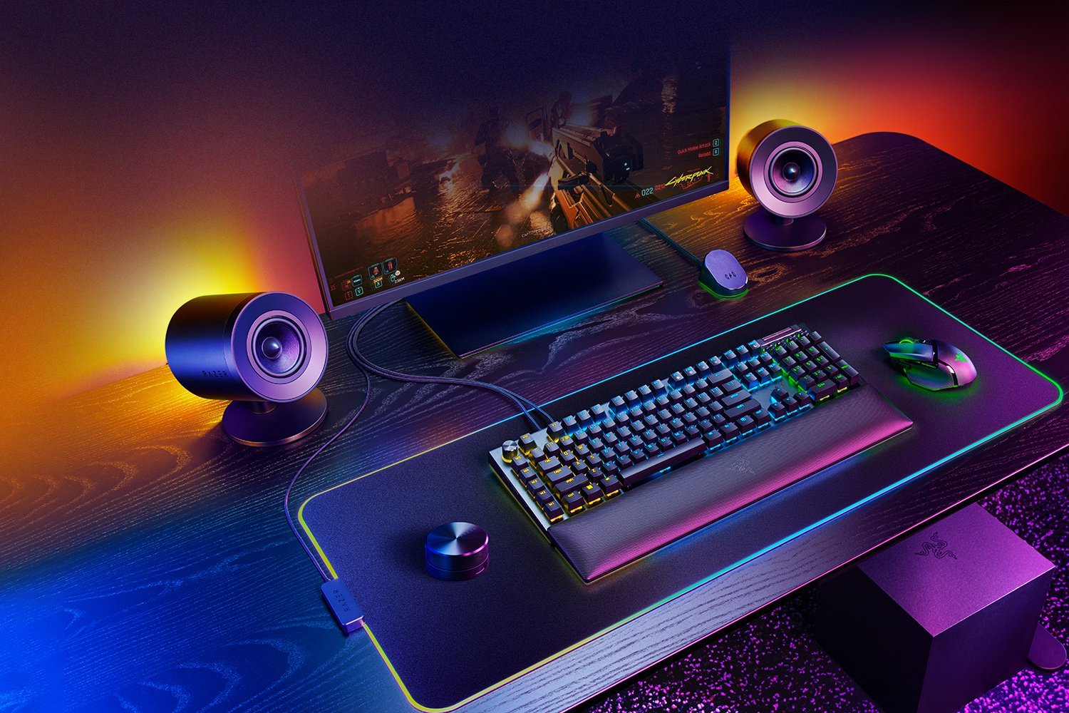 EAN 8887910060490 - Razer Nommo V2 Pro Rango completo Negro Inalámbrico y alámbrico imagen 2