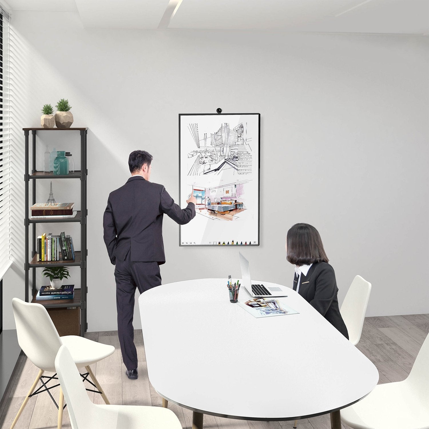 Aisens Soporte Eco En Formato Vertical/Horizontal Para Monitor/Tv 50kg De 37-80 - Negro