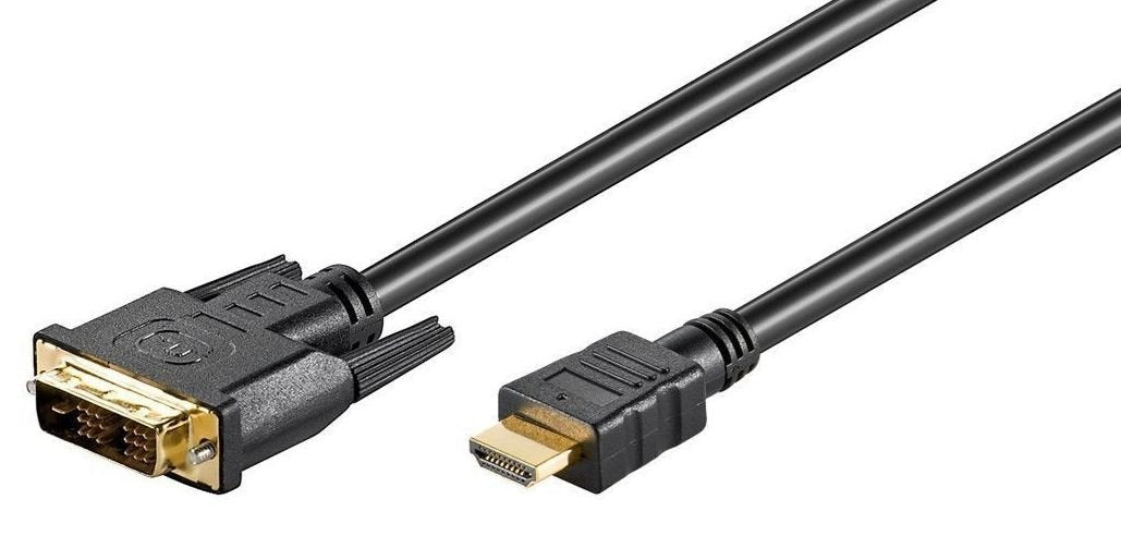 Hdmi 19 - Dvi-D 18+1 0.5m M-M Resolution :  Hdtv Up To