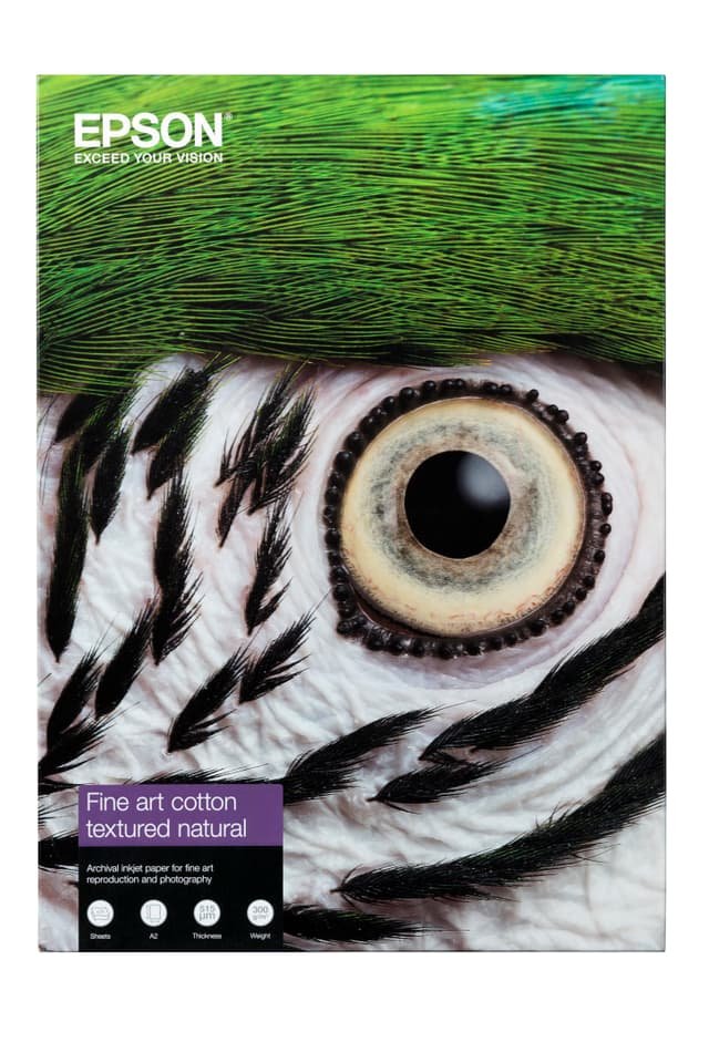 Epson Fine Art Cotton Textured Natural Ii A2 25 Sheets