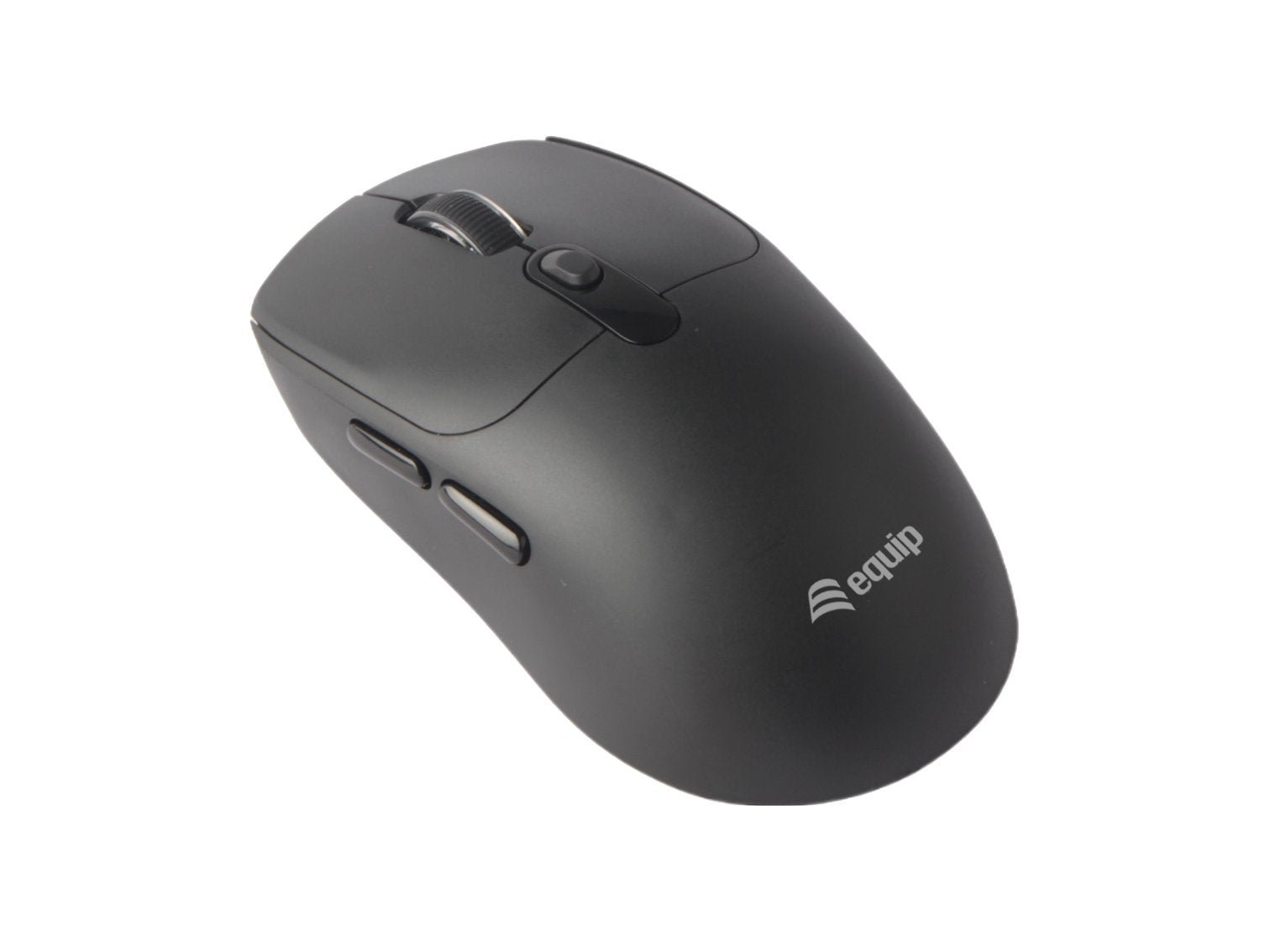 Mouse Equip Wireless 245123 1600dpi 6 Botones Dual Mode Color Negro