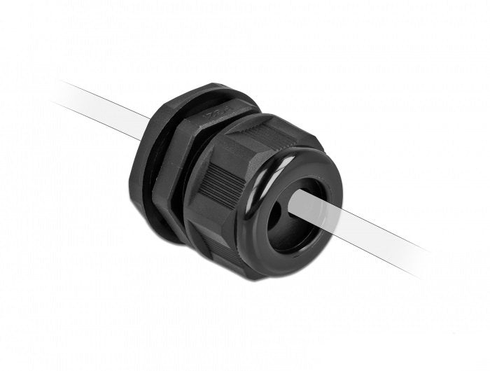 Delock Prensaestopa Para Cable Pg16 Para Cable Redondo Negro