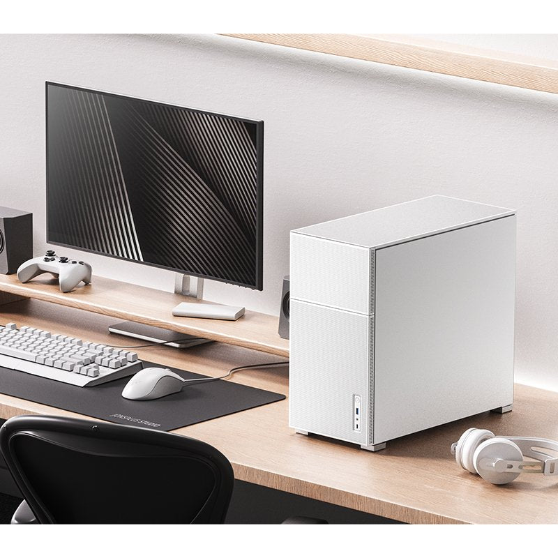 Jonsbo D41 Mesh Atx Carcasa, Tempered Glass - Blanco