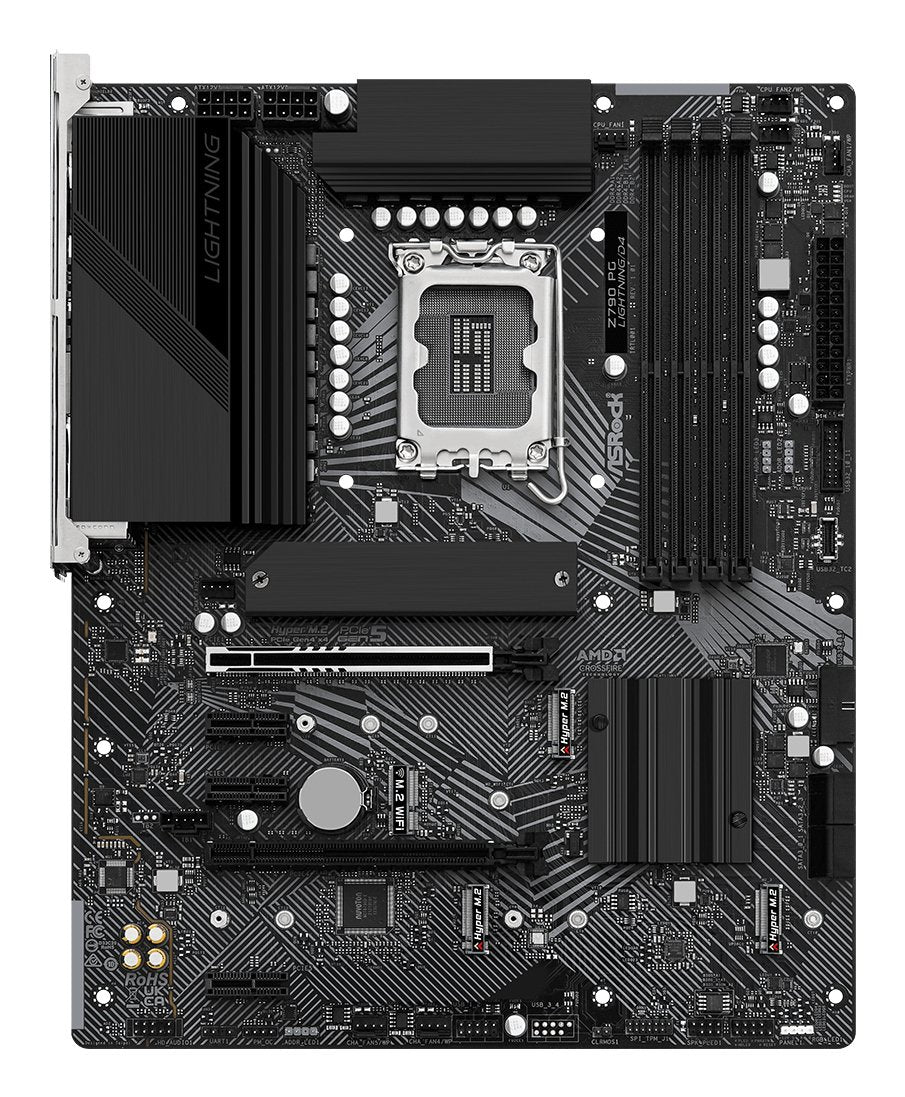 Placa Base Asrock 1700 Z790 Pg Lightning/D4 Atx 4xddr4 8xsata6 1xusb-C 2xusb 3.2 2xusb 2.0