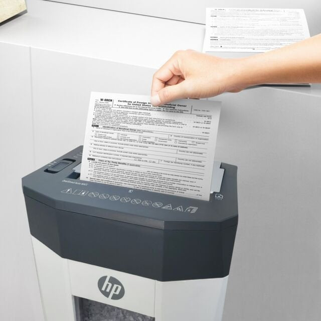 EAN 4030152028177 - HP OneShred Auto 80CC triturador de papel Corte cruzado 68 dB 22 cm Blanco imagen 9