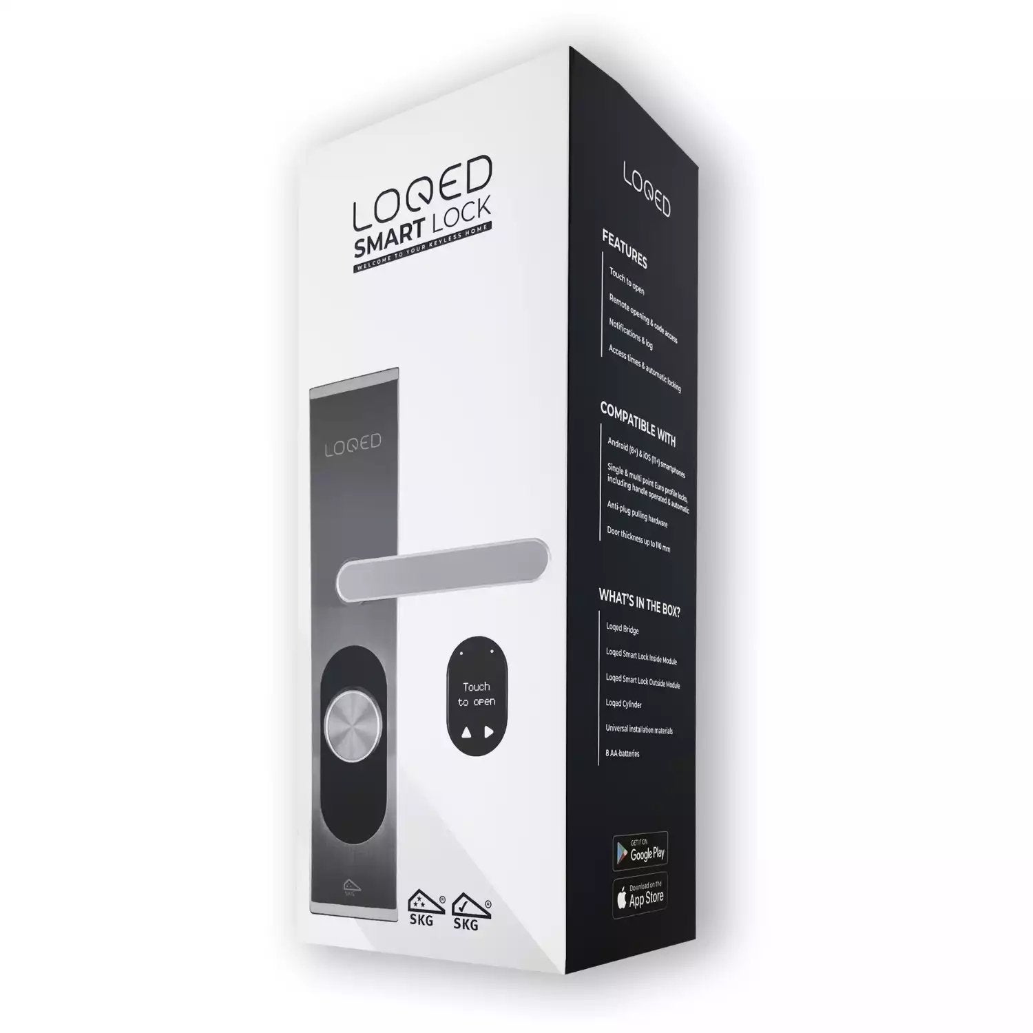 Shelly · \"Loqed Touch Smart Lock Mainless Meal\" Smartes Türschloss