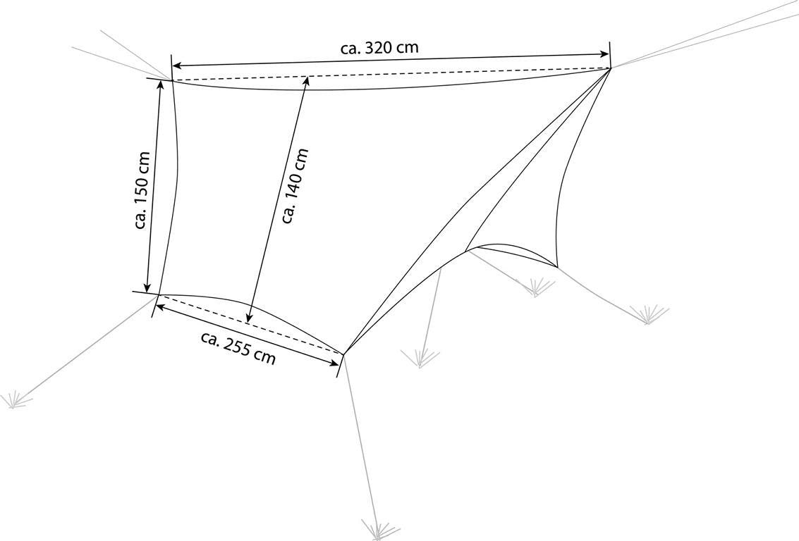 Amazonas Wing Tarp, Vela De Sombra Verde Az-3080021