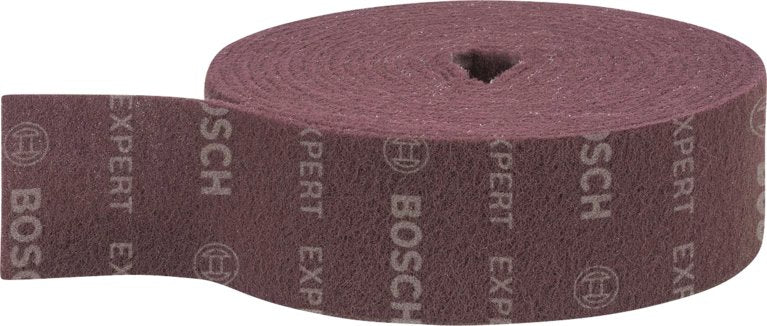Bosch Professional Rollo De Fieltro Expert N880 Muy Fino A, 100 Mm X 10 M, Hoja De Lija Roja, Rollo De 10 Metros, Para Lijado A Mano 2608901224