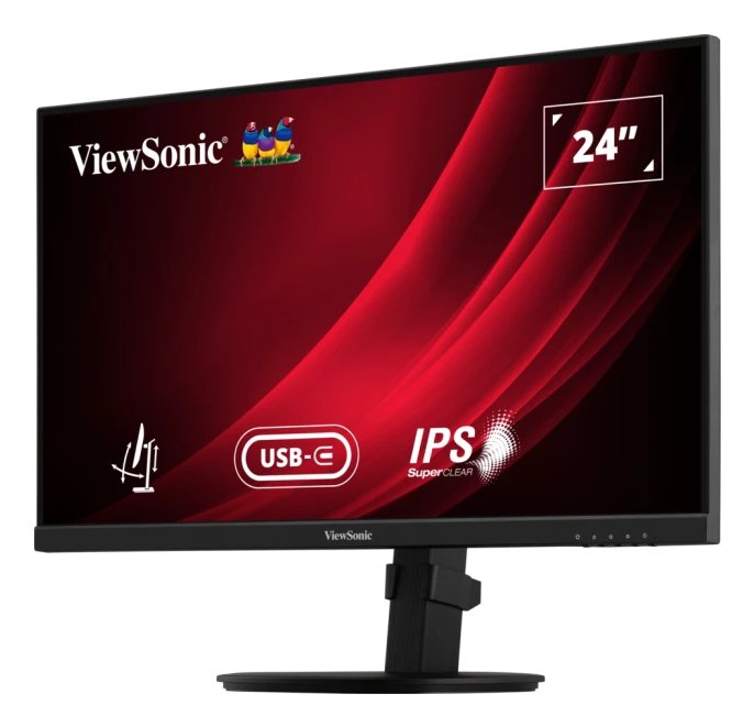 Viewsonic Vg2409-Mhdu-2, Monitor Led 61 Cm 24", Negro, Fullhd, Ips, Concentrador Usb-C, Panel De 100hz Vg2409-Mhdu-2