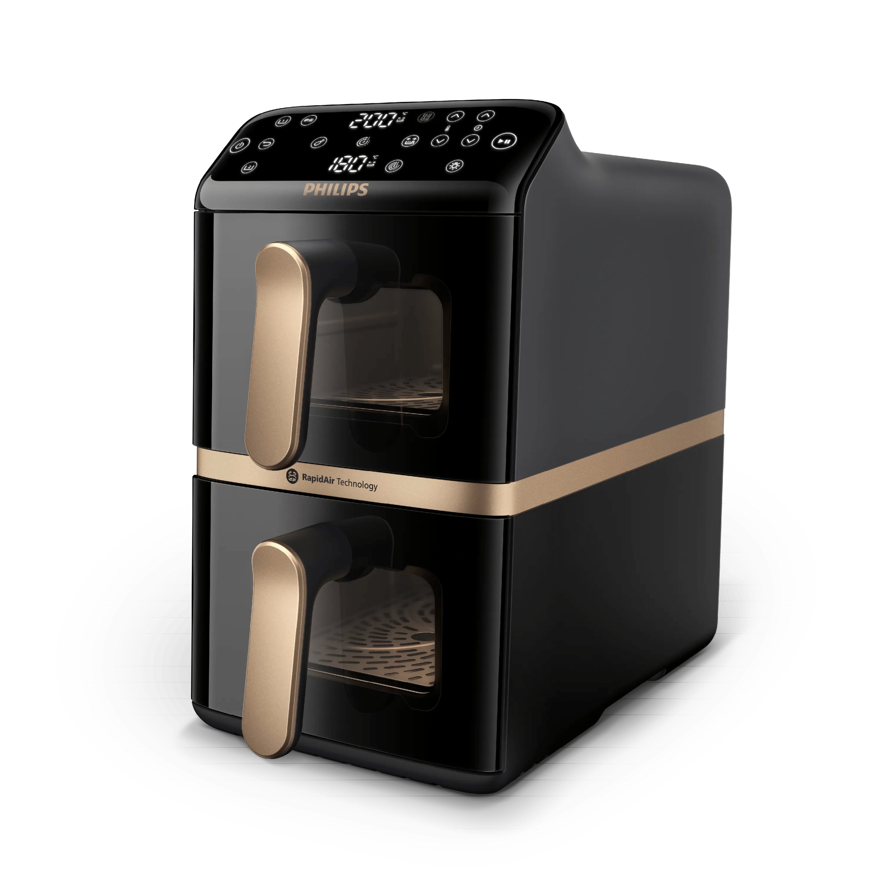 EAN 8720389072239 - Philips 4000 series Dual Stack Airfryer Vertical Basket 10L Independiente 2750 W Freidora de aire calient imagen 1