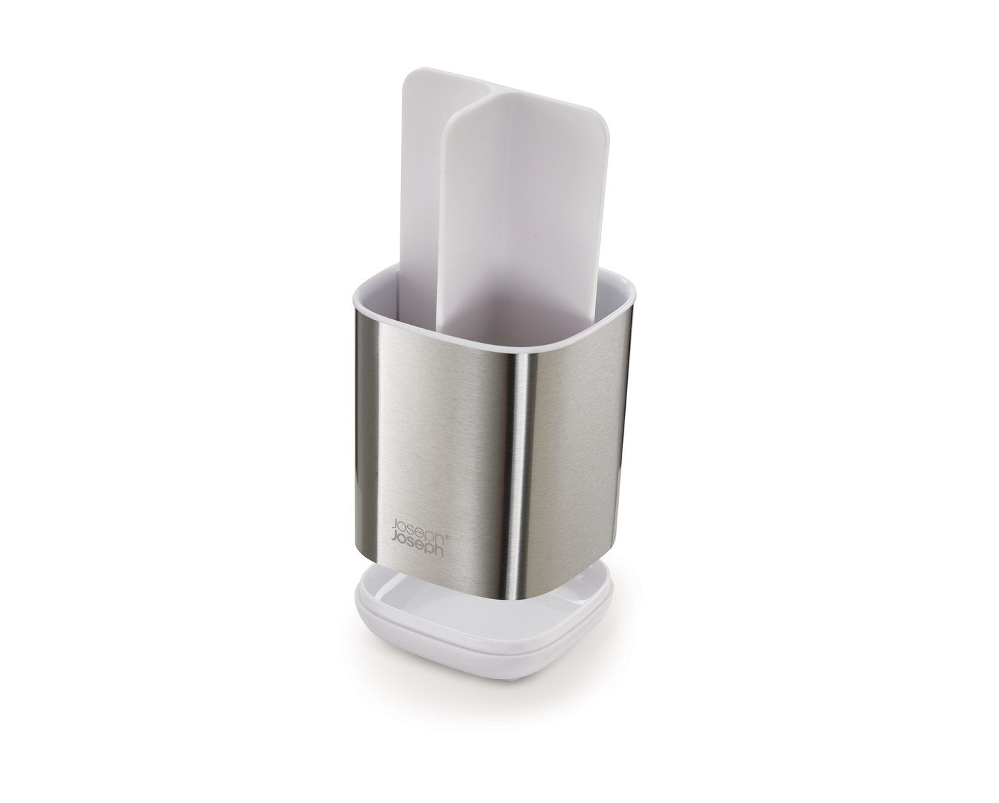 Joseph Joseph 70530 Portacepillo De Dientes Acero Inoxidable Soporte Para Cepillos De Dientes Independiente