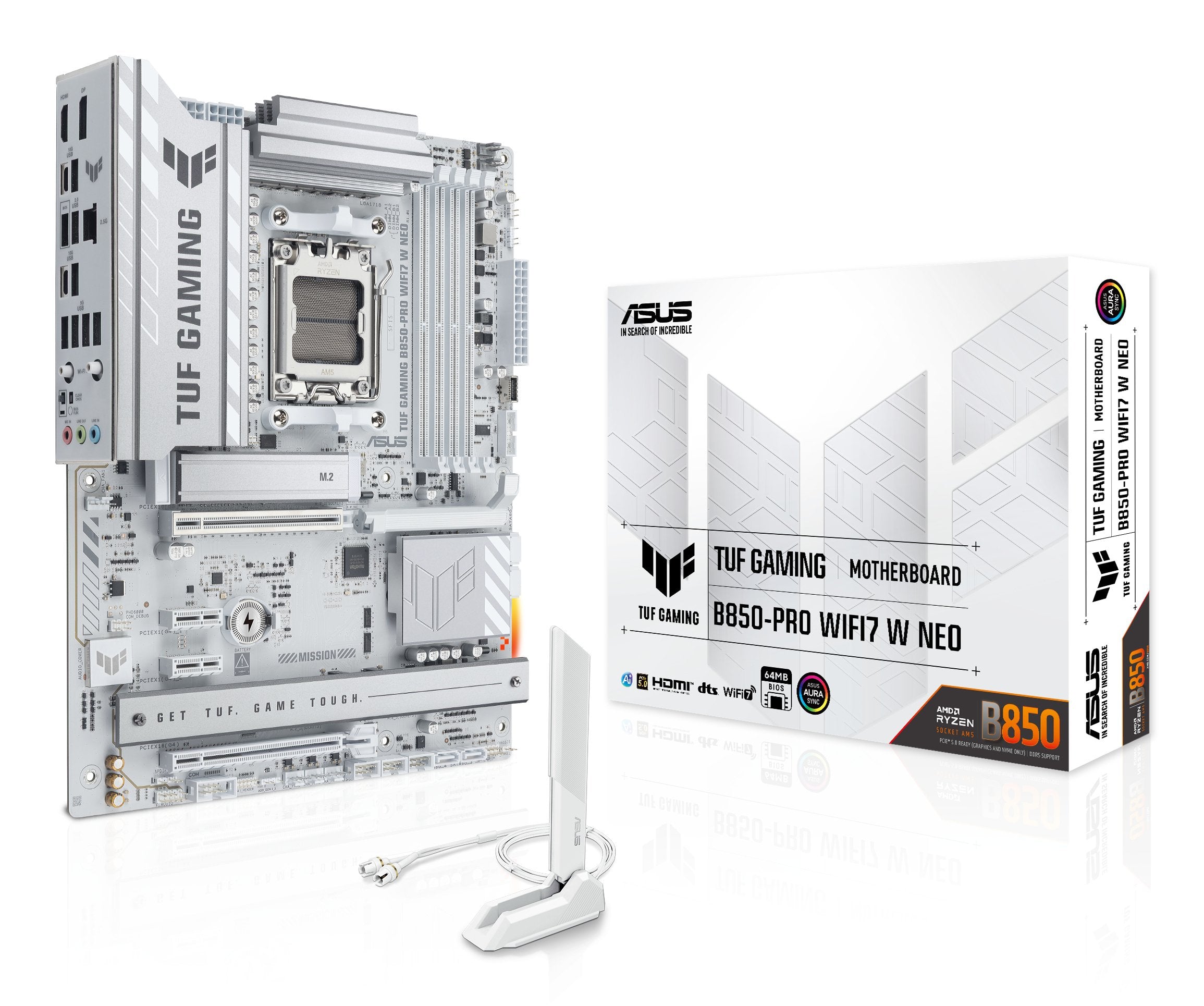 EAN 4711636435994 - ASUS TUF GAMING B850-PRO WIFI7 W NEO AMD B850 Zócalo AM5 ATX imagen 10