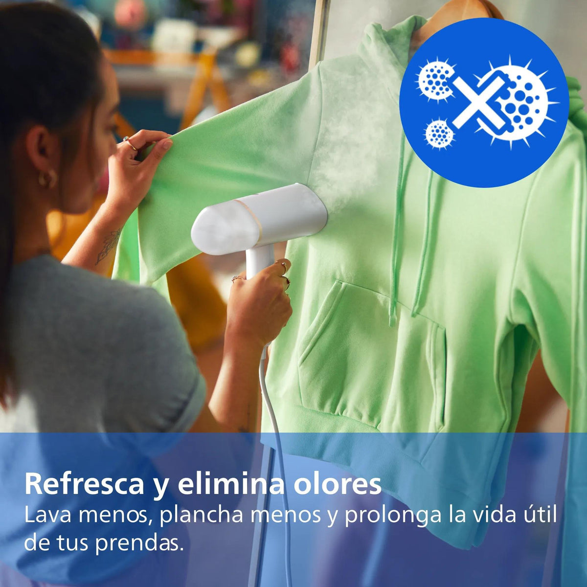 EAN 8710103970934 - Philips 3000 series STH3020/10 vaporizador para ropa Vaporizador manual de prendas 0,12 L 1000 W Blanco imagen 18
