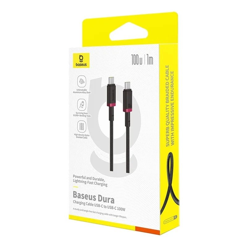EAN 6932172669836 - Baseus P10377803U01-00 cable USB USB 2.0 1 m USB C 0,48 Gbit/s 100 W Negro imagen 4