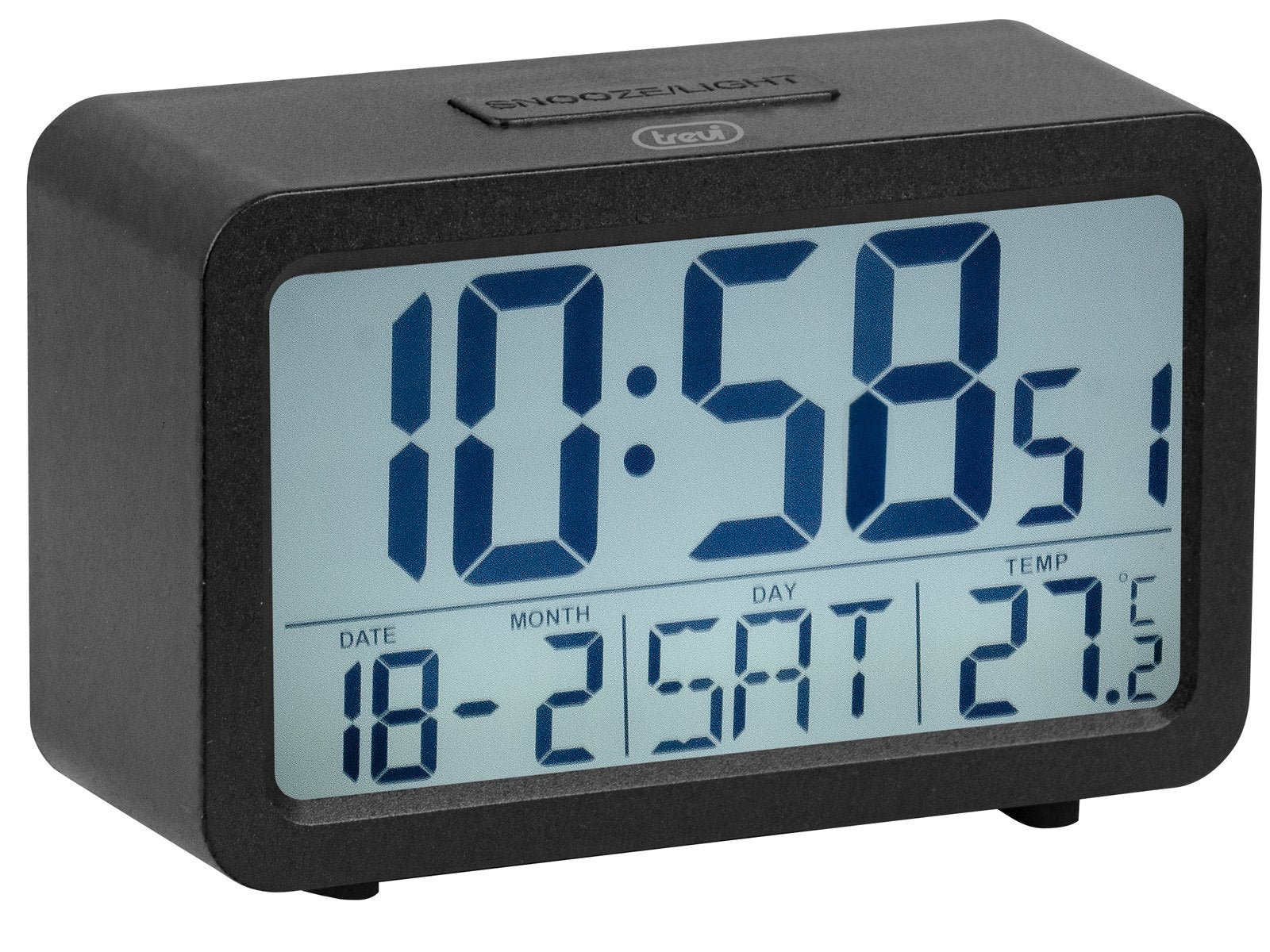 Reloj Despertador Trevi Sld 3p60 Digital Alarm Clock Black