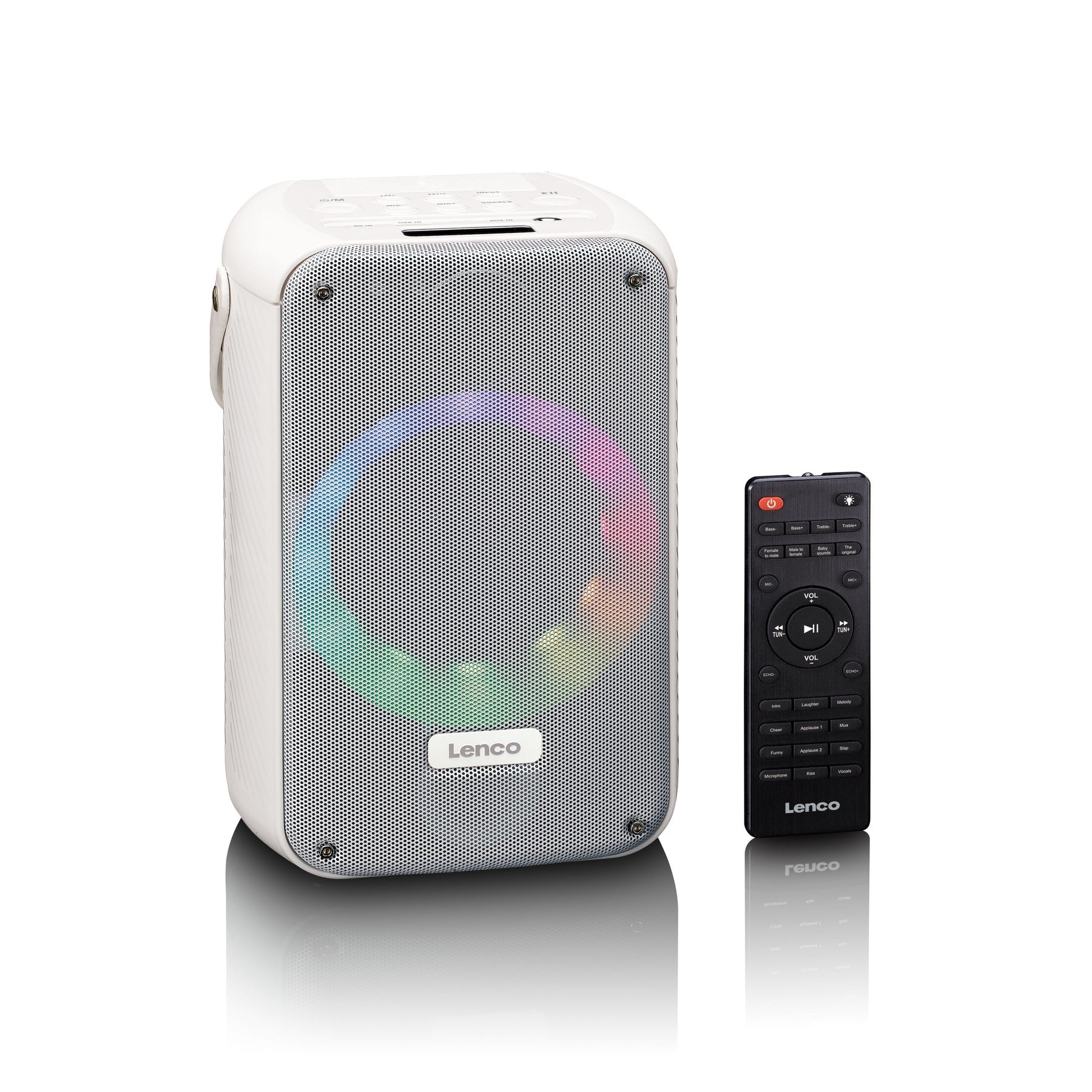 EAN 8711902081296 - Lenco BTC-060WH altavoz Blanco Inalámbrico y alámbrico 20 W imagen 3