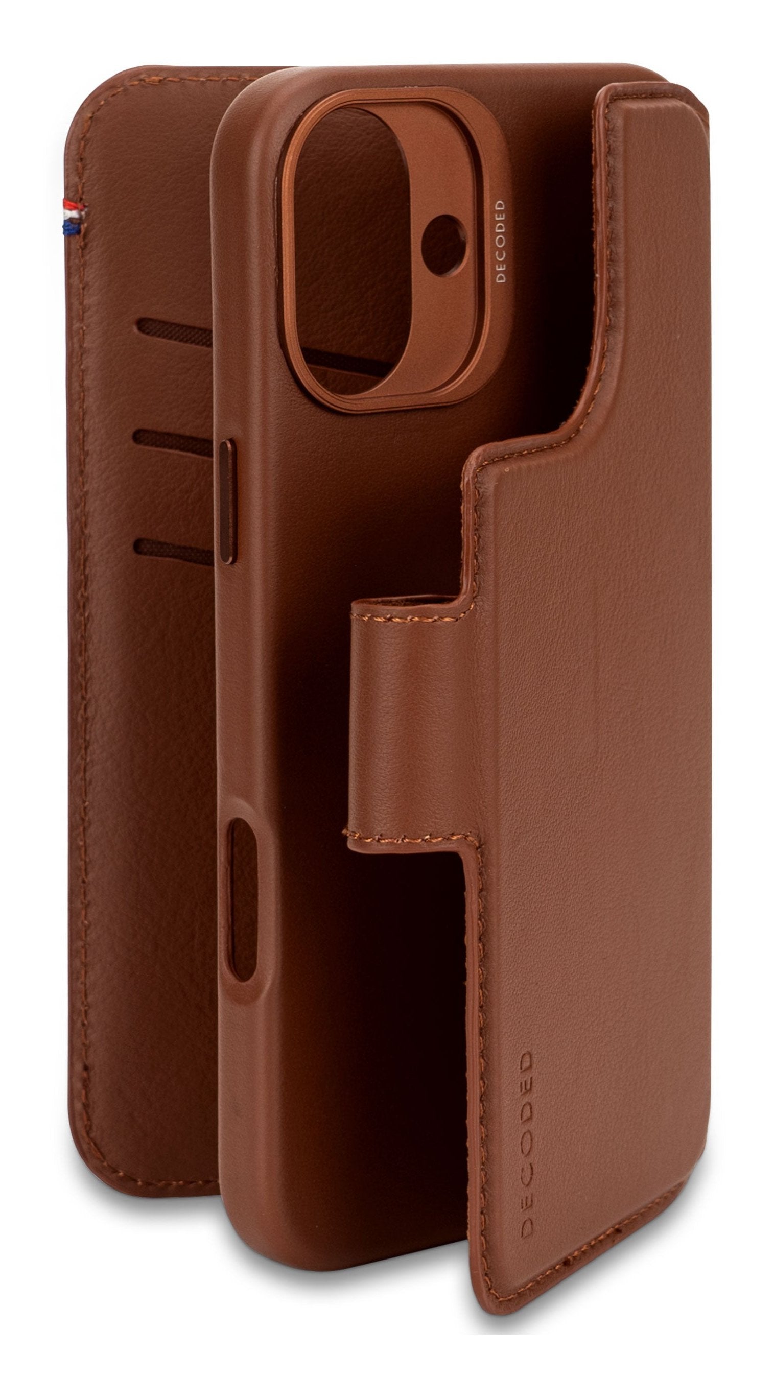 EAN 8721145001357 - Decoded Leather Detachable Wallet funda para teléfono móvil 17 cm (6.7") Funda cartera Marrón imagen 2