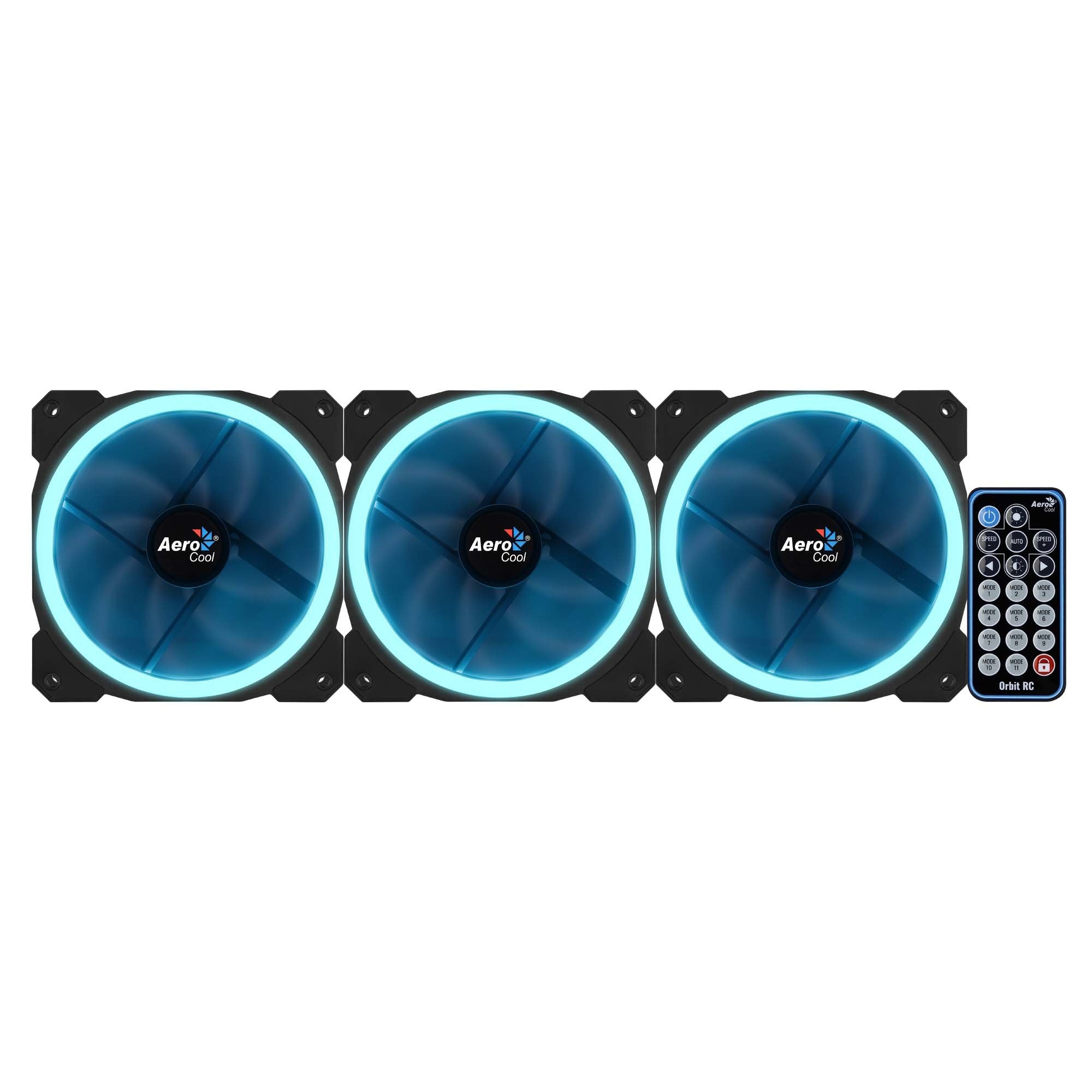 Aerocool Advanced Technologies Aerocool Orbit Rc - Ventilador De Carcasa - 120 Mm