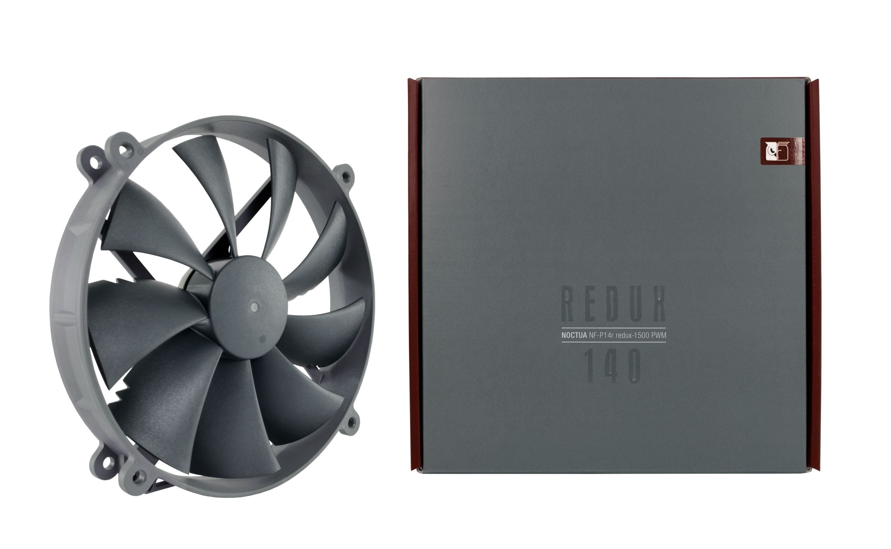 EAN 4716123315278 - Noctua NF-P14R REDUX-1500 PWM sistema de refrigeración para ordenador Procesador Ventilador 14 cm Gris imagen 2