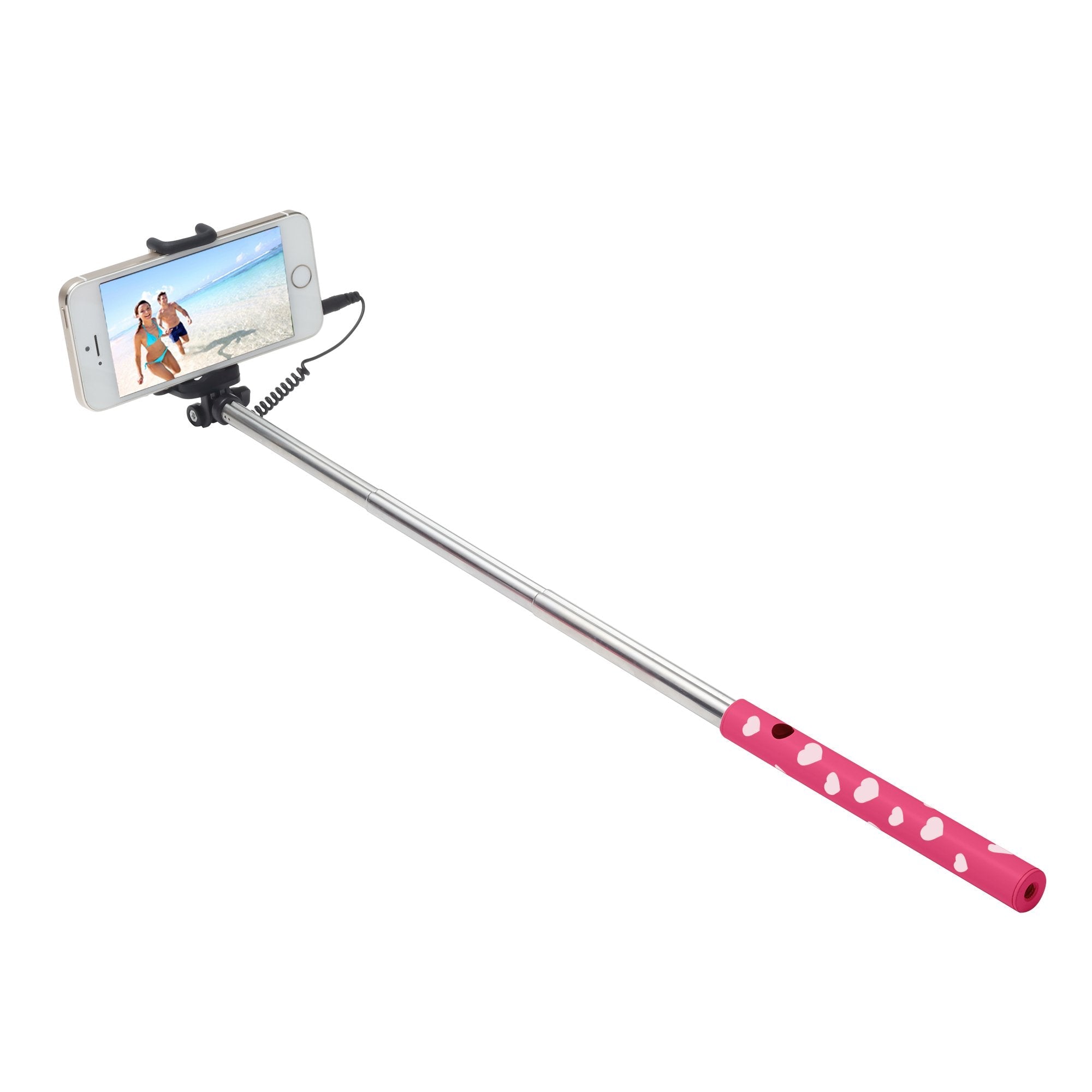 Palo Selfie Ultron Hot Shot Corazón Rosa Blanco