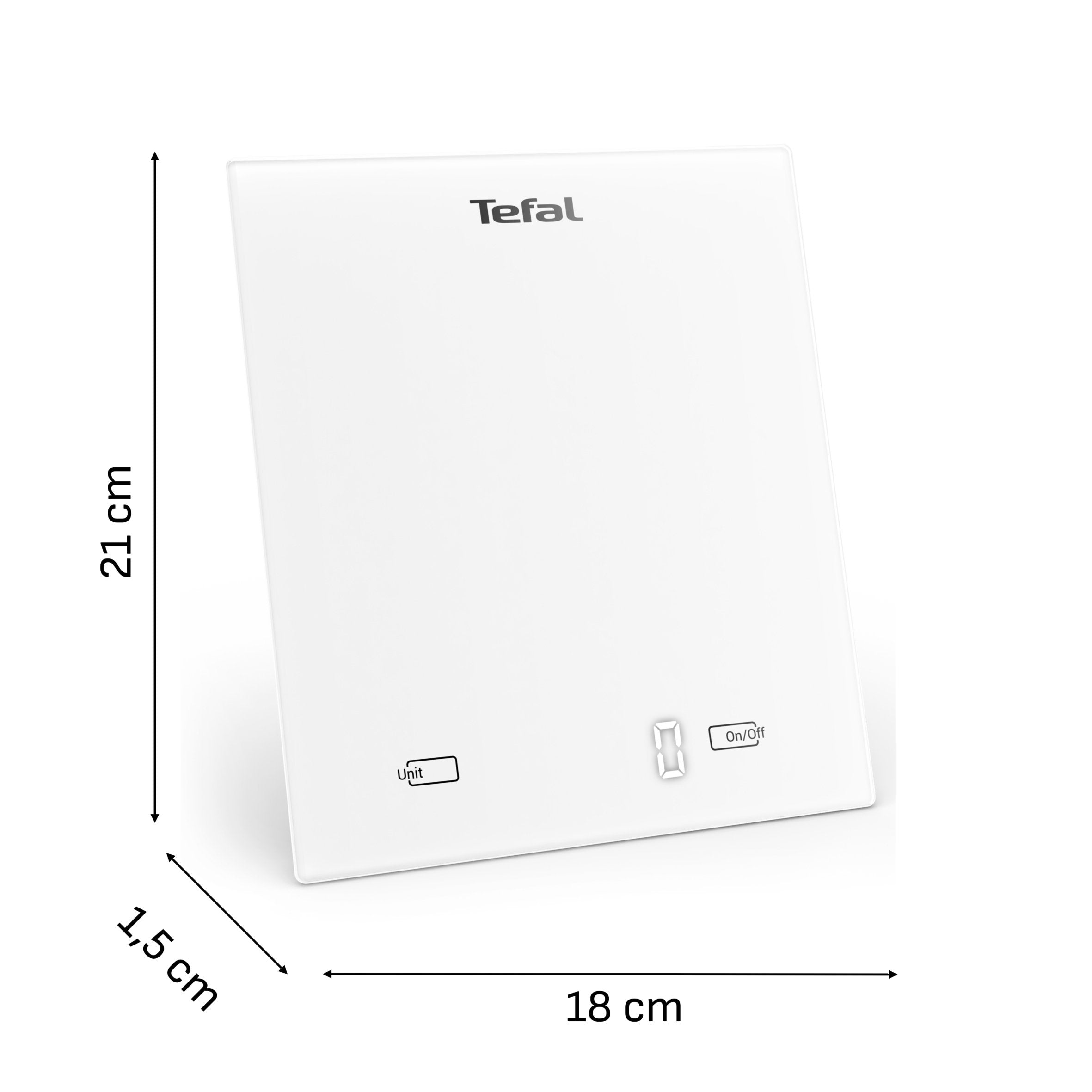 Bascula De Cocina Digital Tefal Essential Bc5504v0, Capacidad 5 Kg.