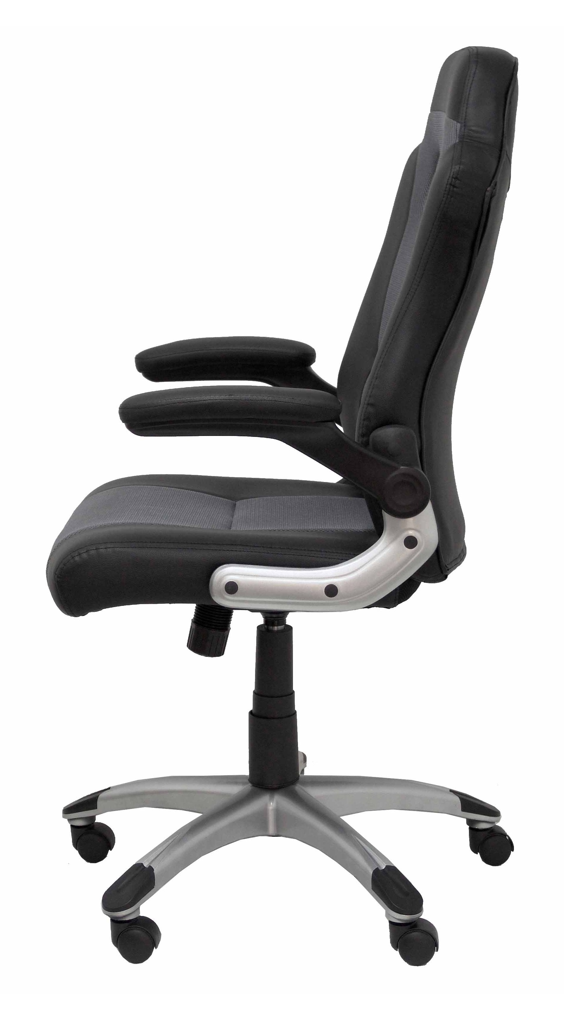 Silla Gaming Talave Similpiel Negro Y Gris
