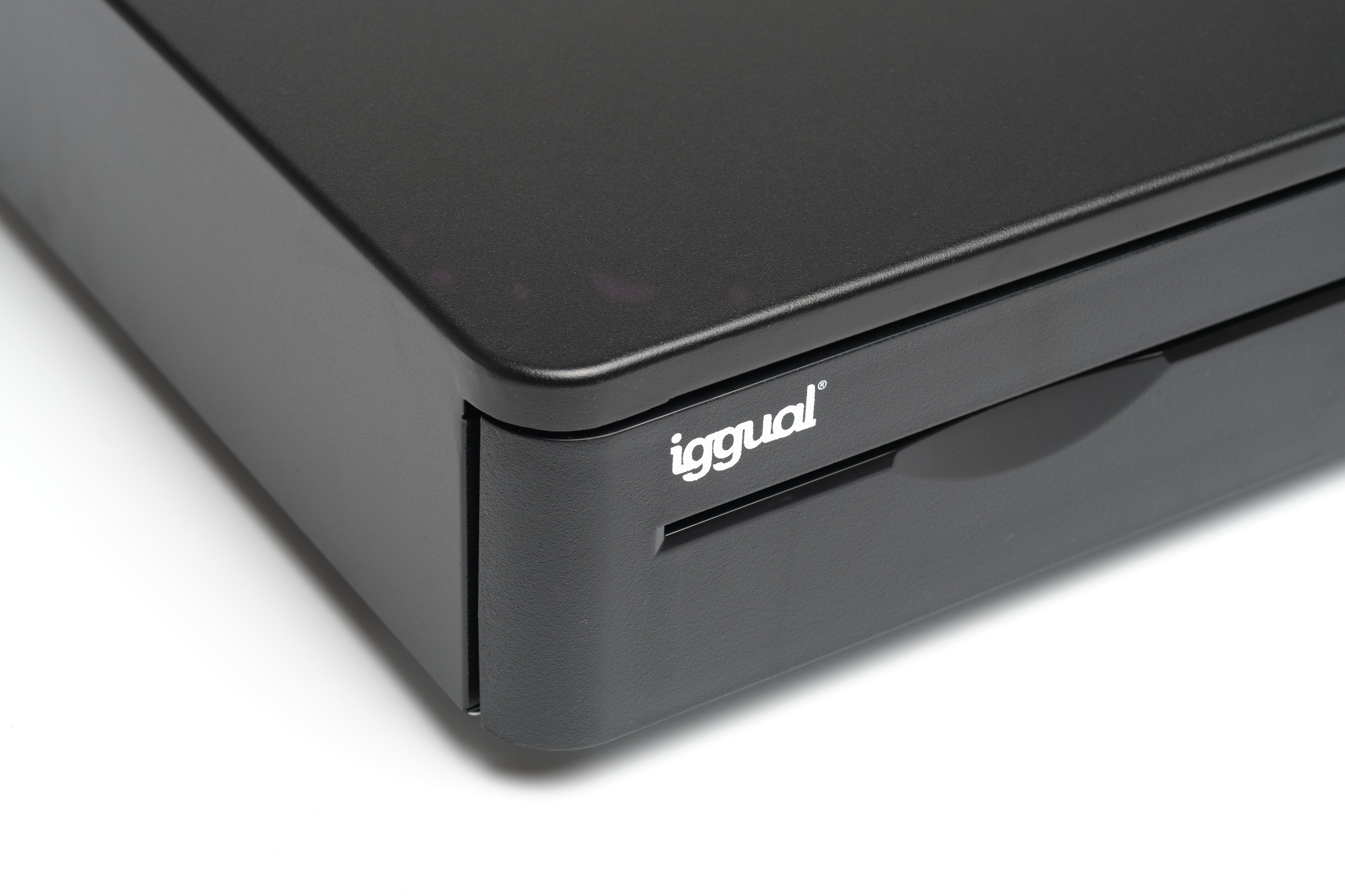 Iggual Cajón Portamonedas Iron-10r 38cm 4+5 Negro