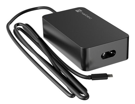 Natec Laptop Charger Grayling Usb-C 65w For Laptops Tablets Phones