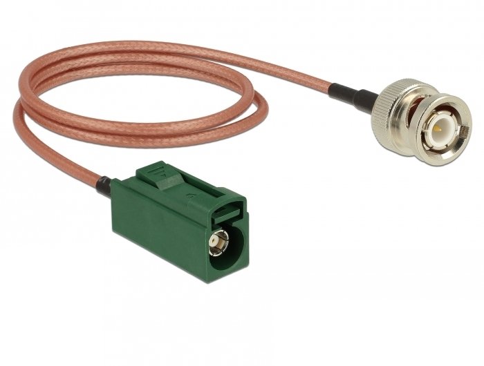 Delock Cable De Antena Fakra E Hembra > Bnc Macho Rg-316 50 Cm