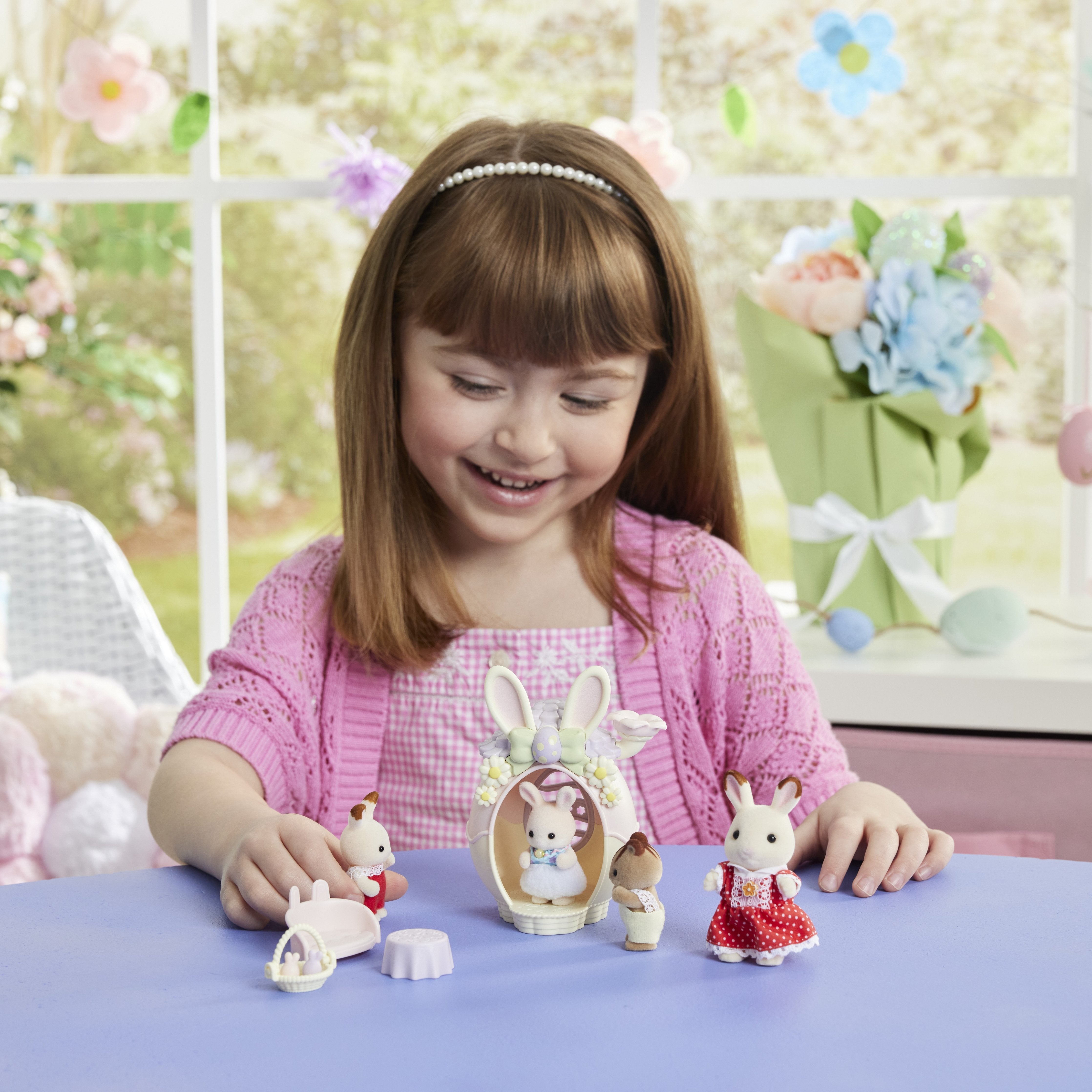 Epoch Sylvanian Families - Babyhasen Osterspass Juego 5802