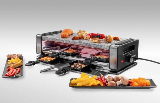EAN 4011689487606 - Unold 48760 parrilla de interior 8 personas(s) 1200 W Negro, Acero inoxidable imagen 5