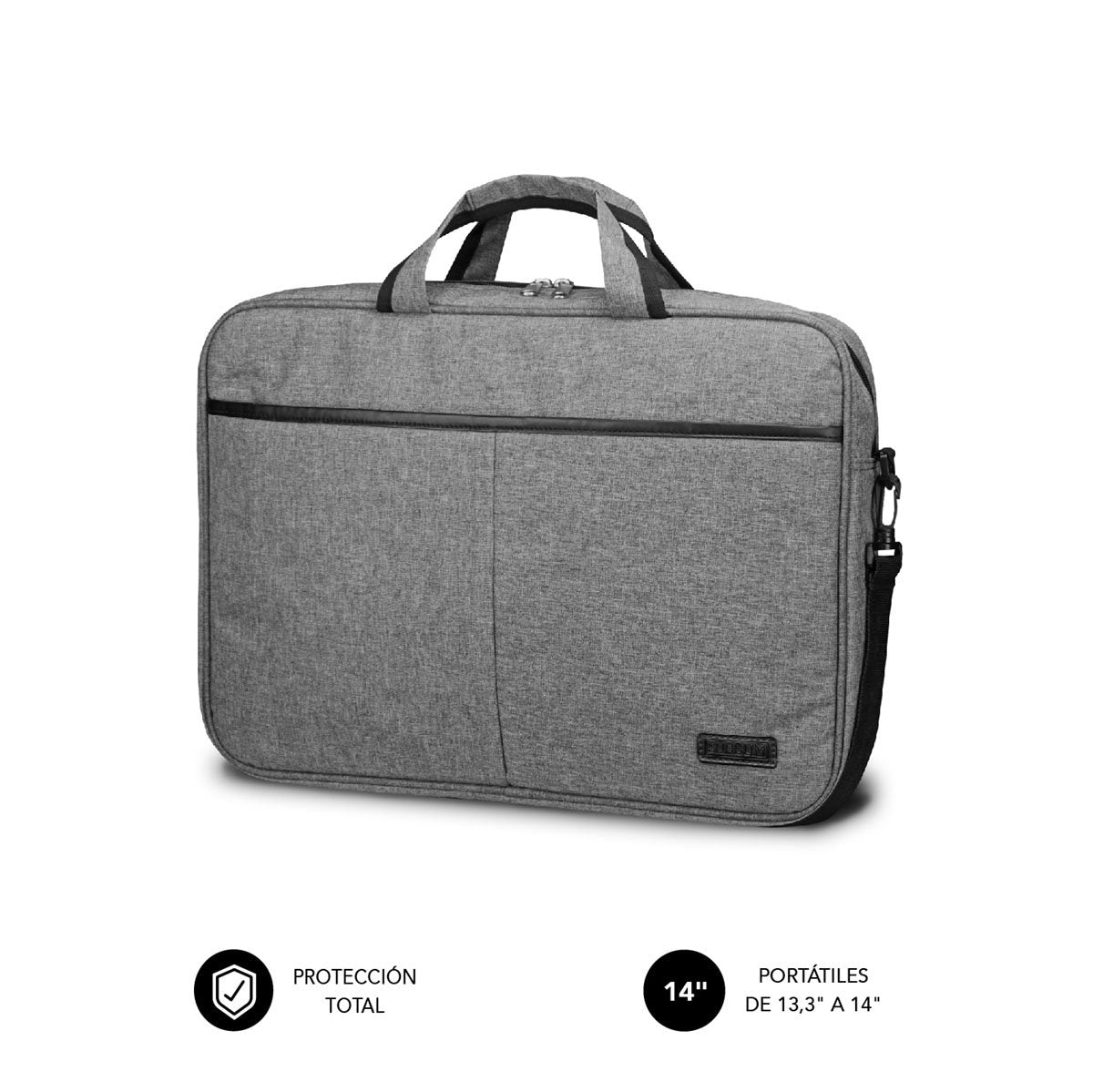 EAN 8436586741594 - SUBBLIM SUB-LB-3ELB001 maletines para portátil 35,6 cm (14") Maletín Toploader Gris imagen 1