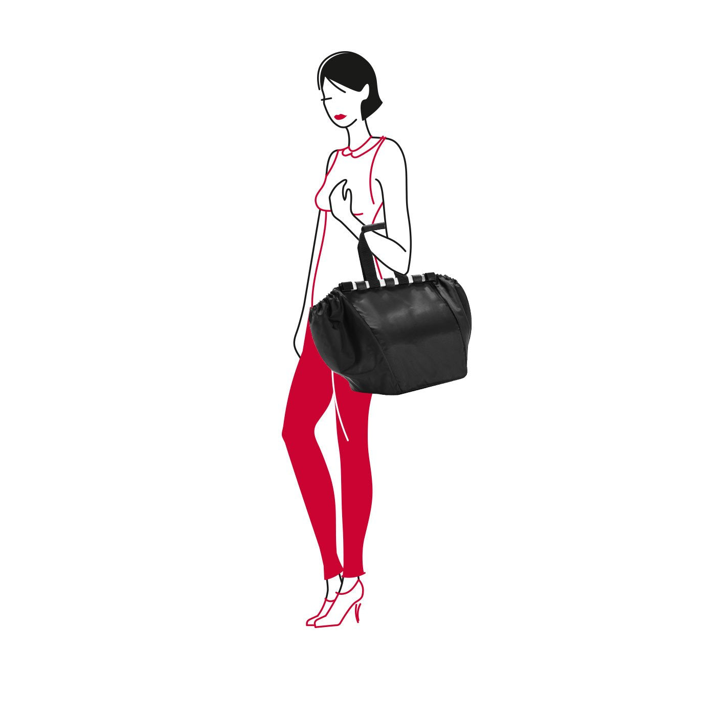 EAN 4012013523229 - Reisenthel UJ7003 bolsa de compras Negro, Blanco Bolso grande imagen 4
