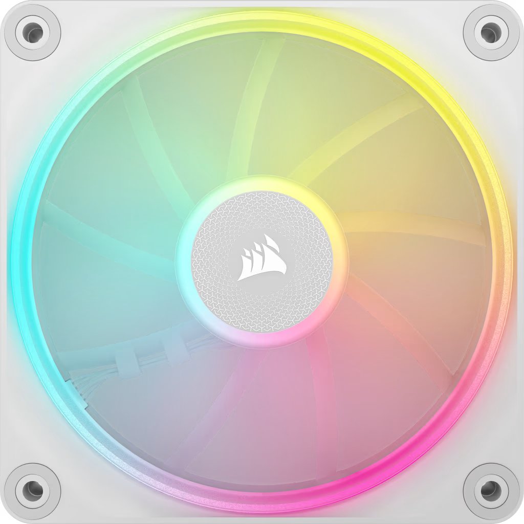 EAN 0840006682936 - Corsair iCUE LINK LX120 RGB Carcasa del ordenador Ventilador 12 cm Blanco 3 pieza(s) imagen 2
