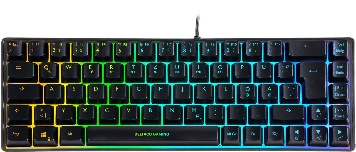 EAN 7333048069023 - Deltaco Gaming GAM-158-DE teclado Juego USB QWERTZ Alemán Negro imagen 2
