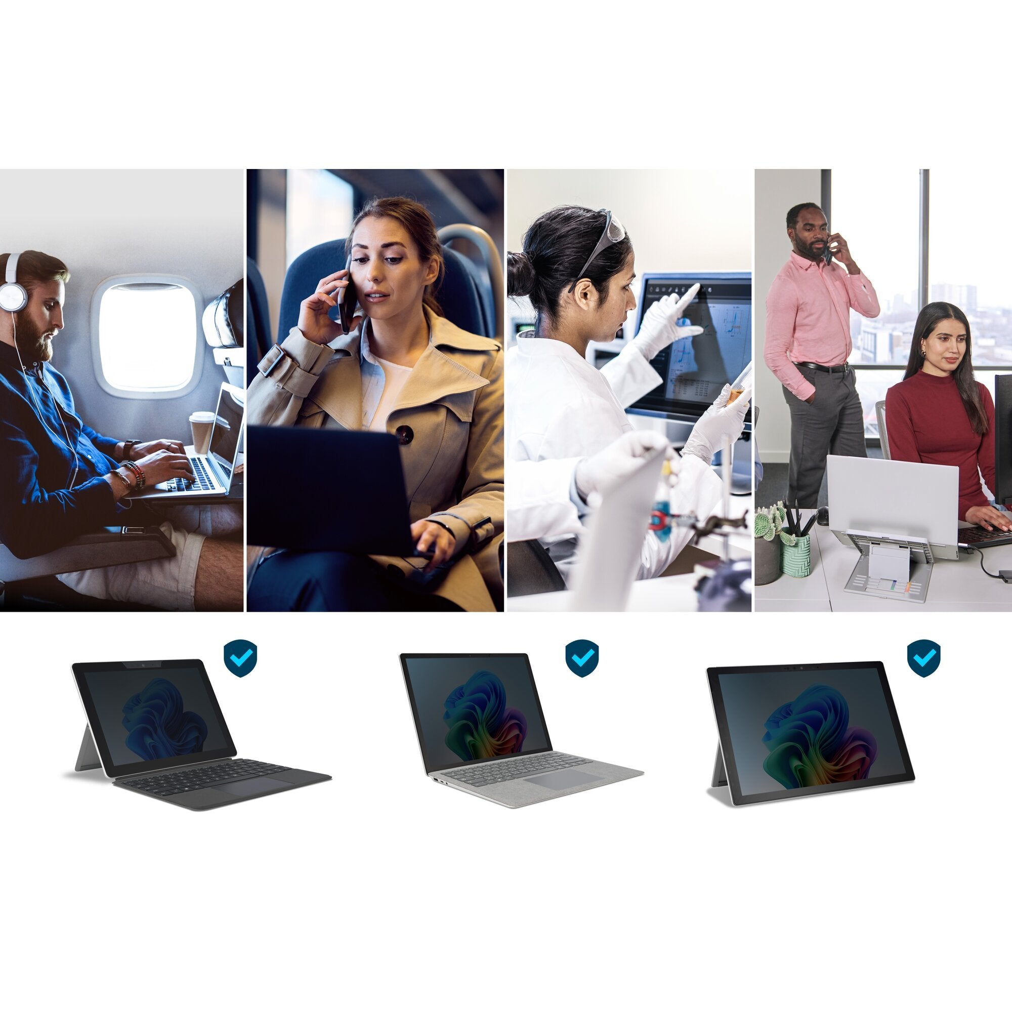 EAN 4049793057453 - Kensington 626446 filtro para monitor 31,2 cm (12.3") Portátil Filtro de privacidad para pantallas sin ma imagen 7