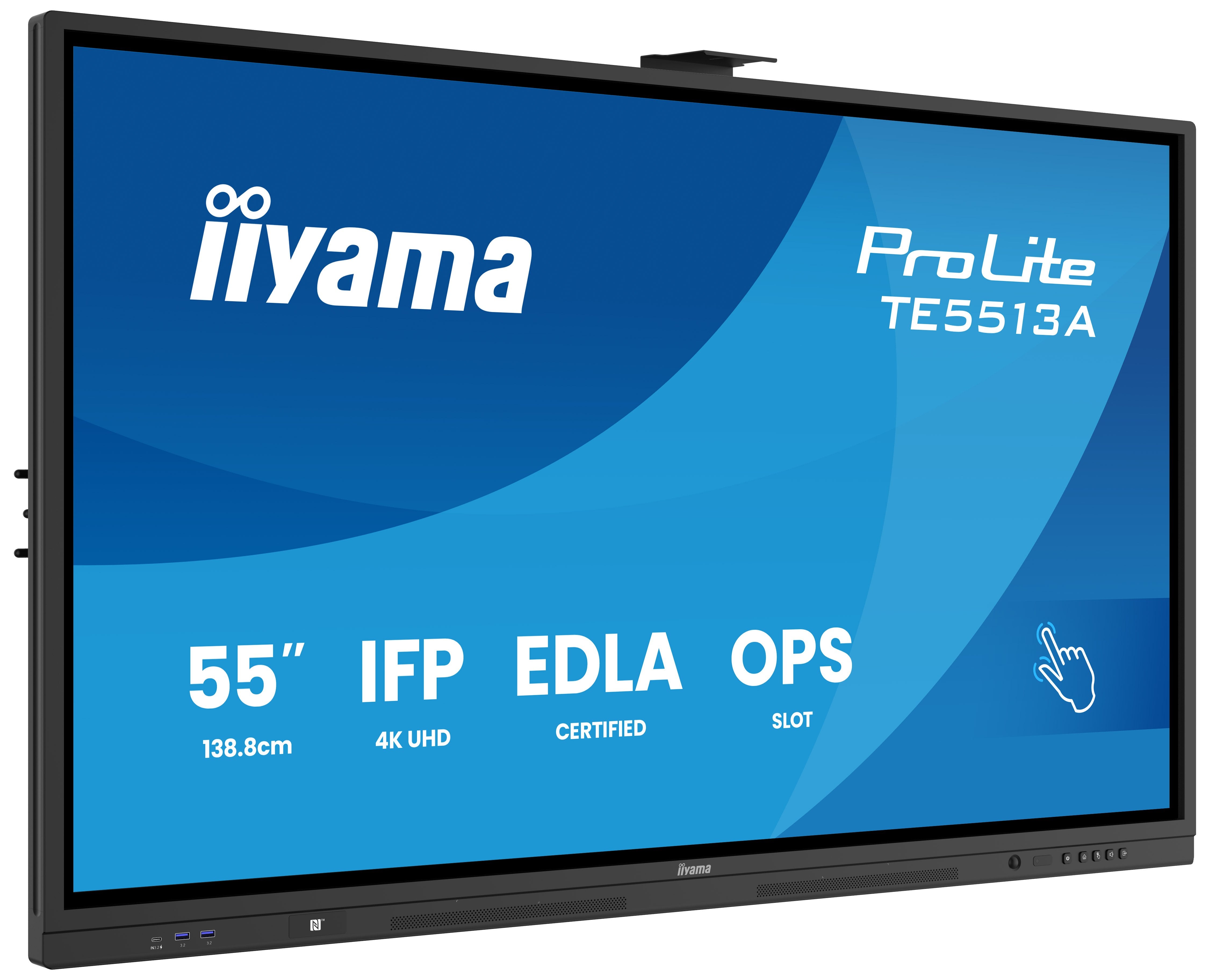 EAN 4948570124794 - iiyama TE5513A-B1AG pantalla de señalización Panel plano interactivo 138,7 cm (54.6") Wifi 450 cd / m² 4K imagen 5
