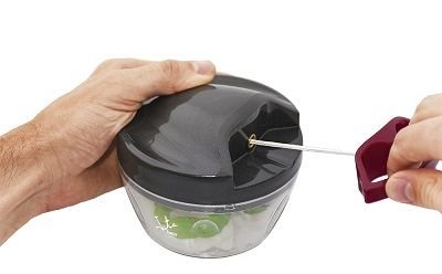 EAN 8436584380375 - JATA AC57E picadora manual de alimentos Negro, Transparente imagen 3