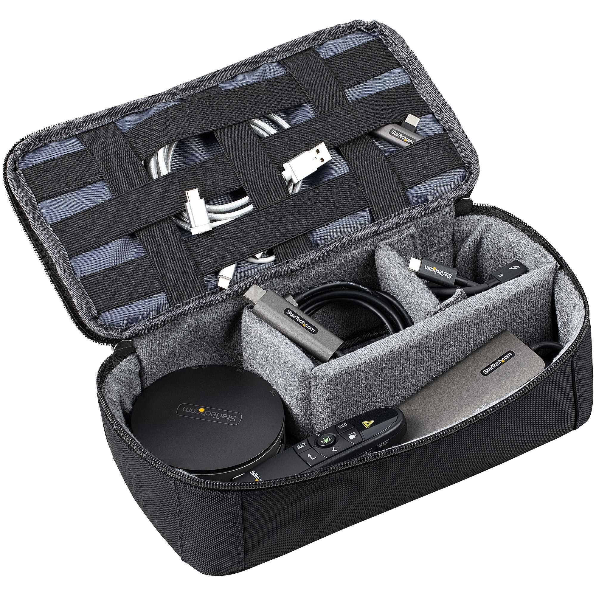 Startech.Com Mochila Ergonómica Con Carcasa De Accesorios Removible Para Ordenador Portátil De 17,3 Pulgadas - Morral Para Profesionales De La Informática - De Viajes, Trabajo