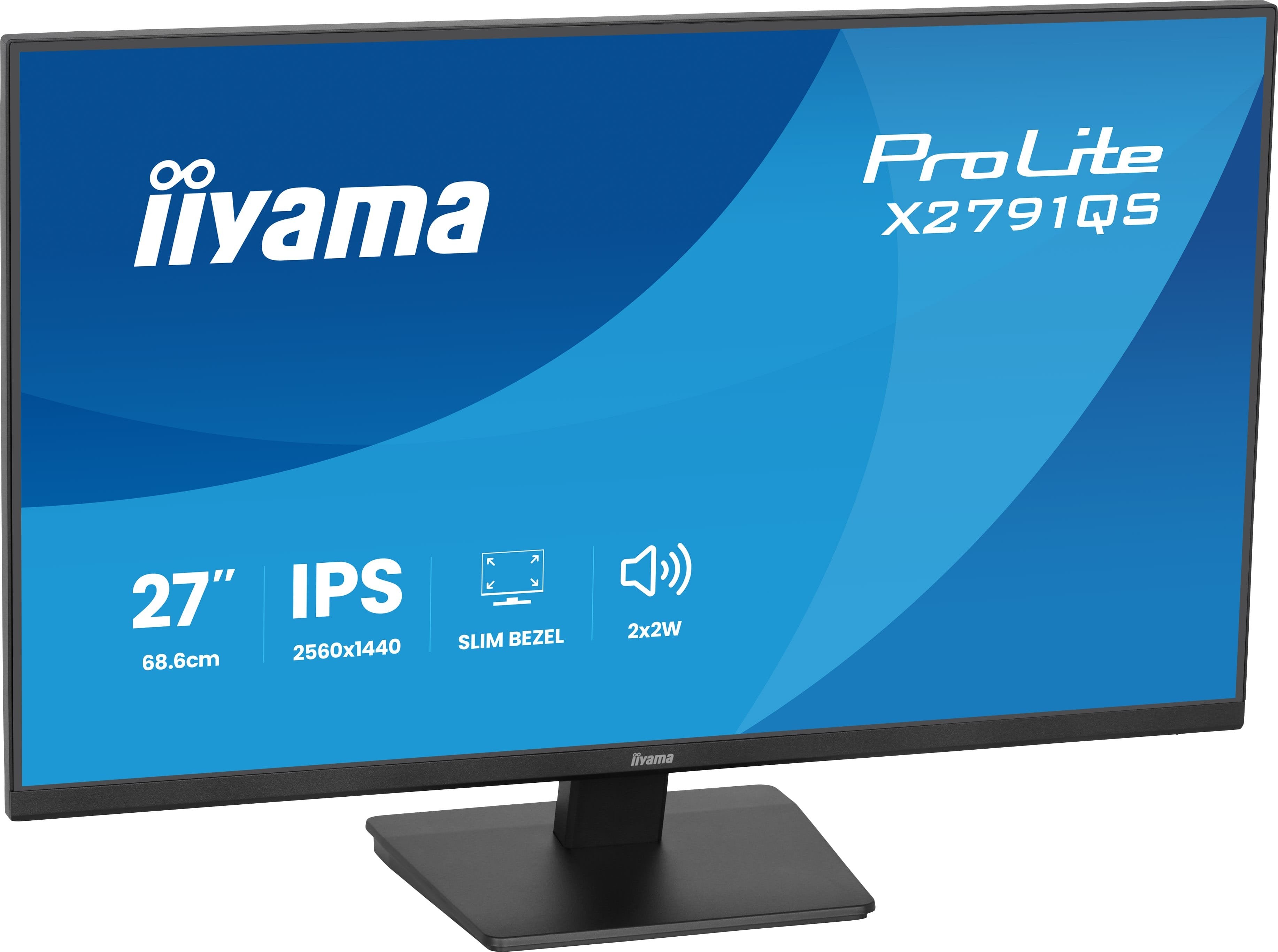 Monitor Iiyama 27" Ips, 4-Side Slim Bezel 2560x1440 75hz