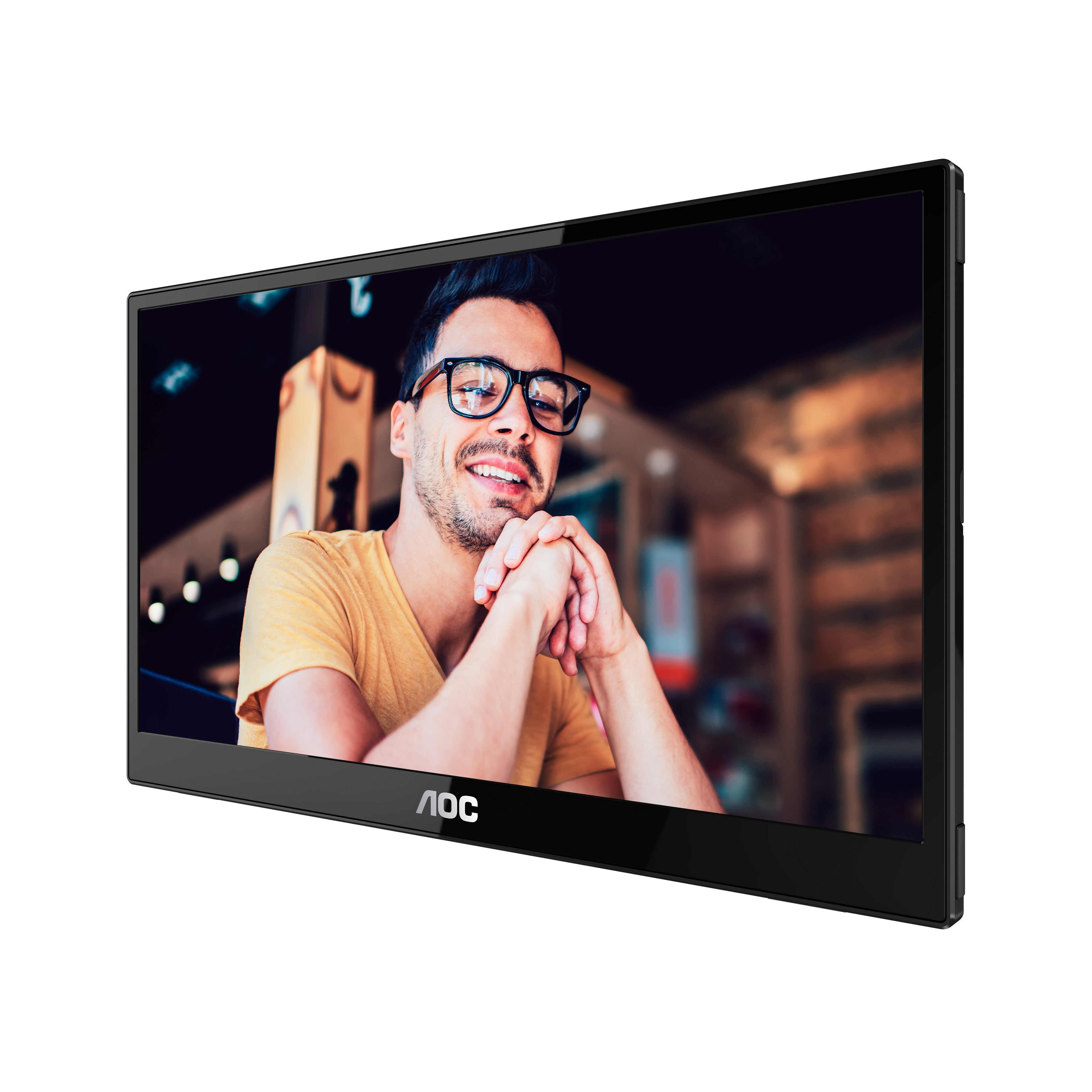 EAN 4038986151313 - AOC 16T3EA monitor o TV portátil Negro 39,6 cm (15.6") 1920 x 1080 Pixeles imagen 5