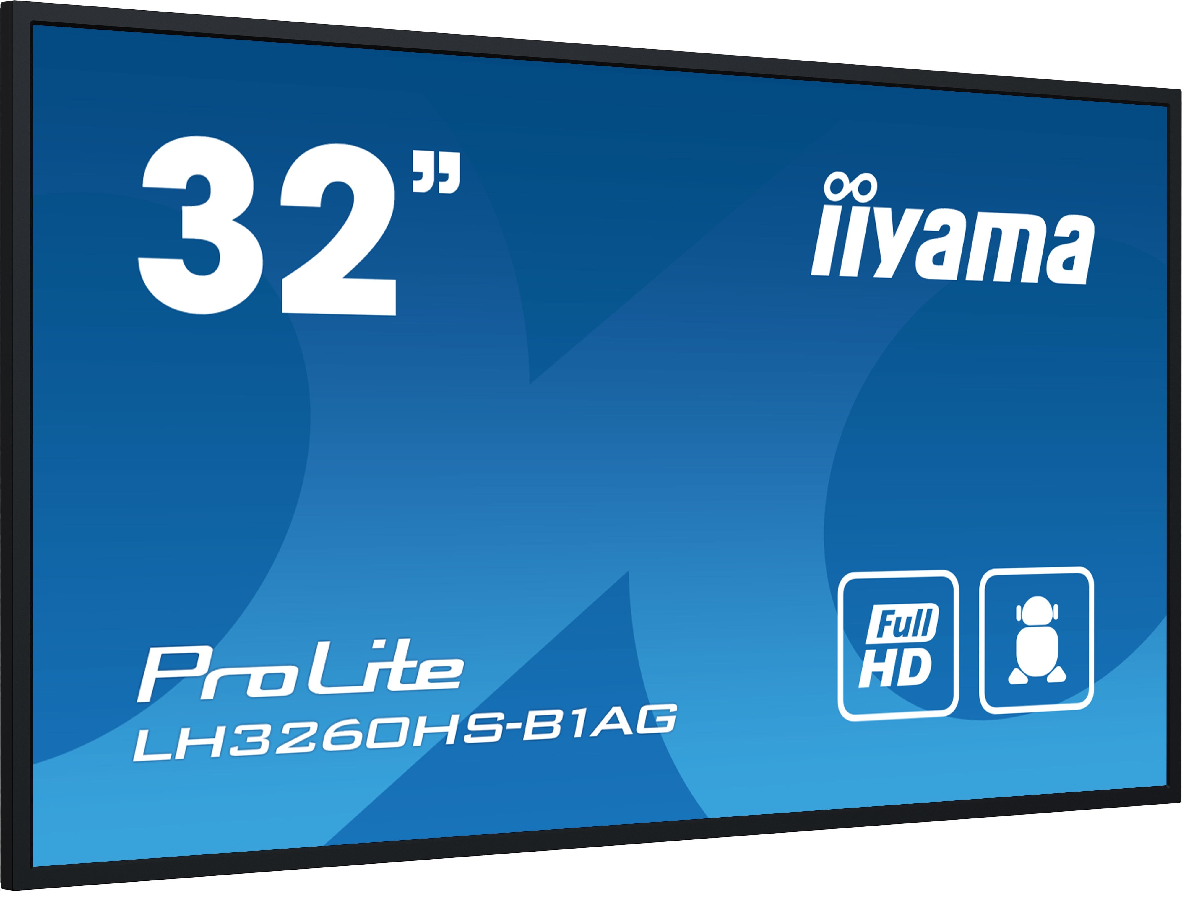 EAN 4948570122288 - iiyama LH3260HS-B1AG pantalla de señalización Pizarra de caballete digital 80 cm (31.5") LED Wifi 500 cd imagen 4